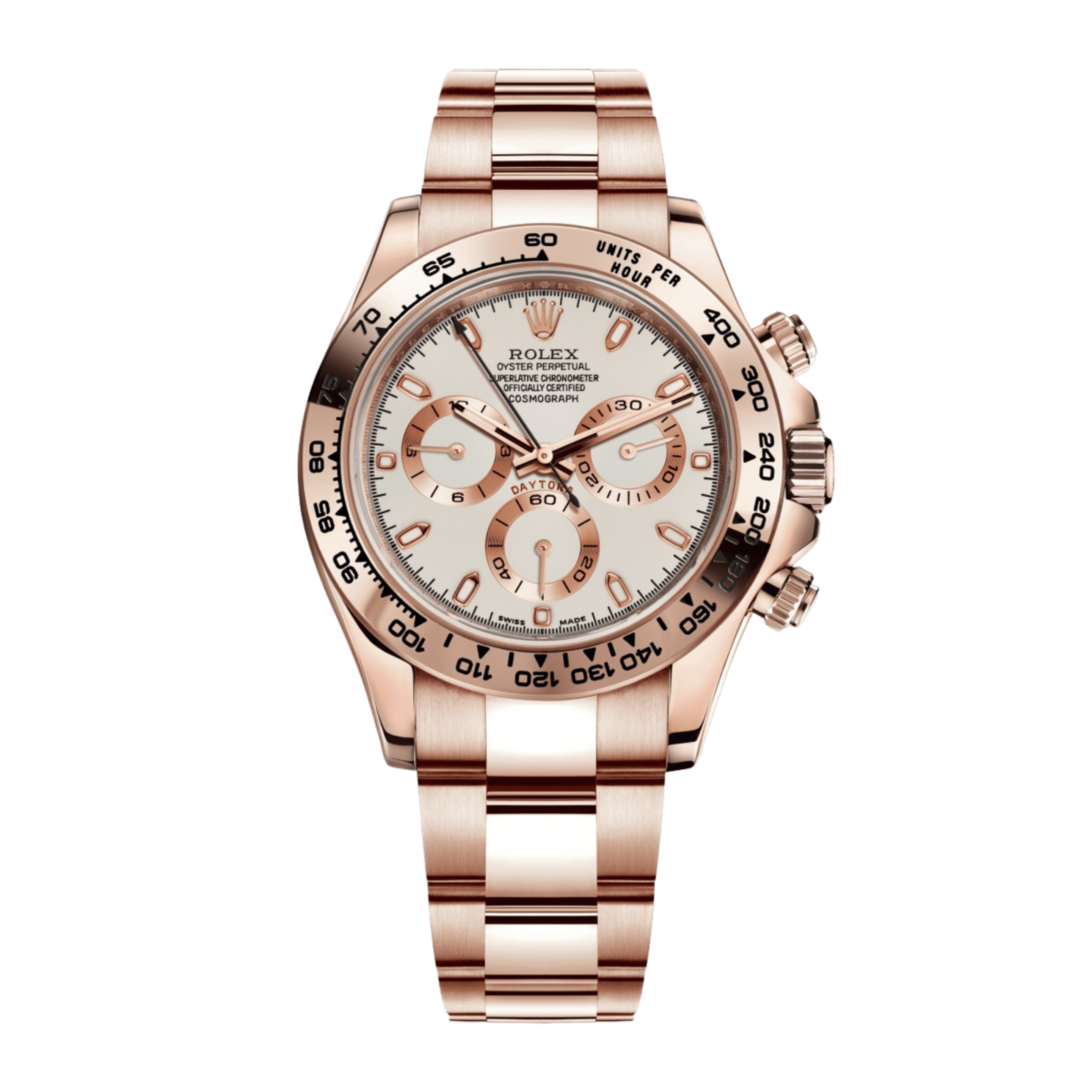 Daytona Rose Gold White Dial 40mm Product Image