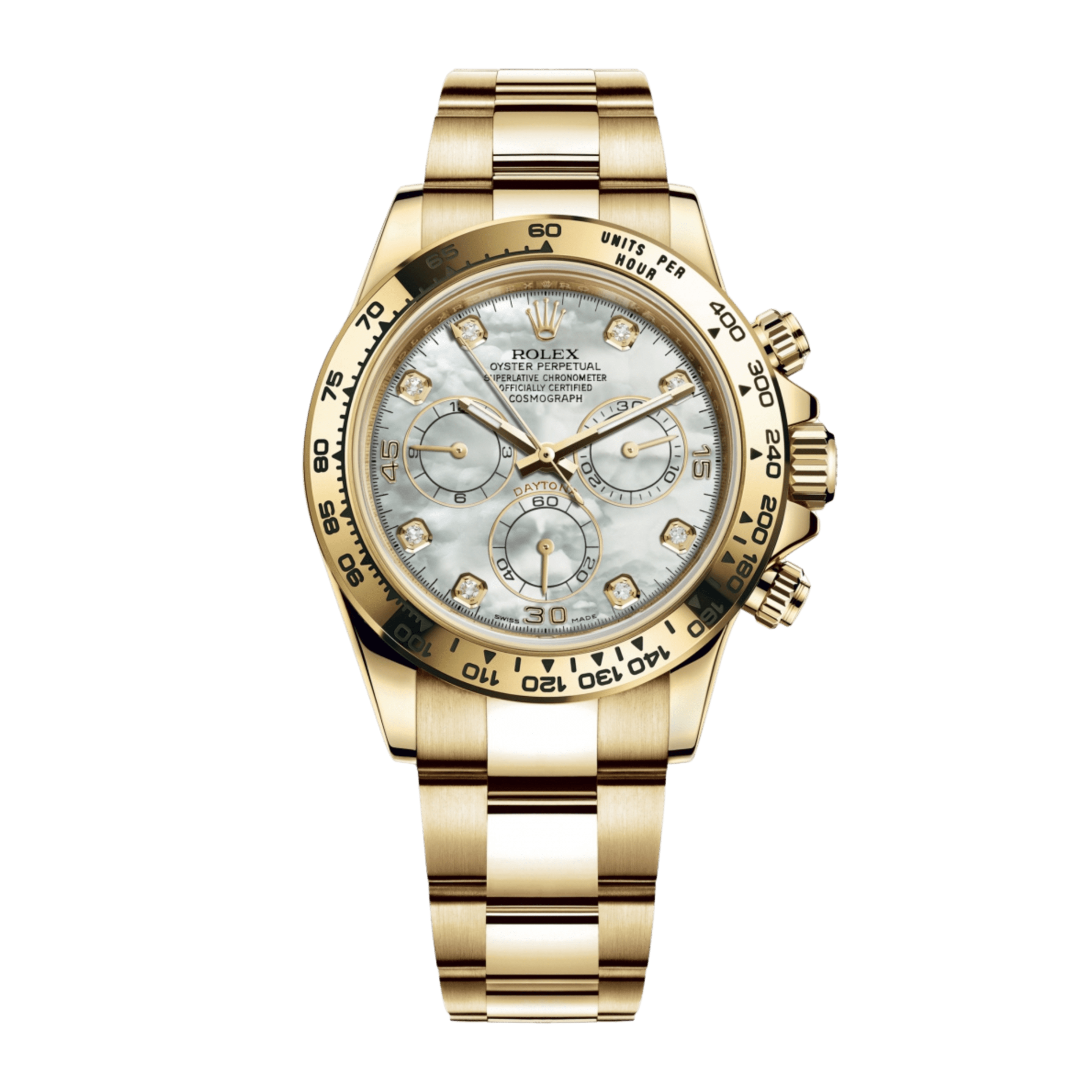 Daytona Yellow Gold Mother of Pearl Dial 40mm Product Image