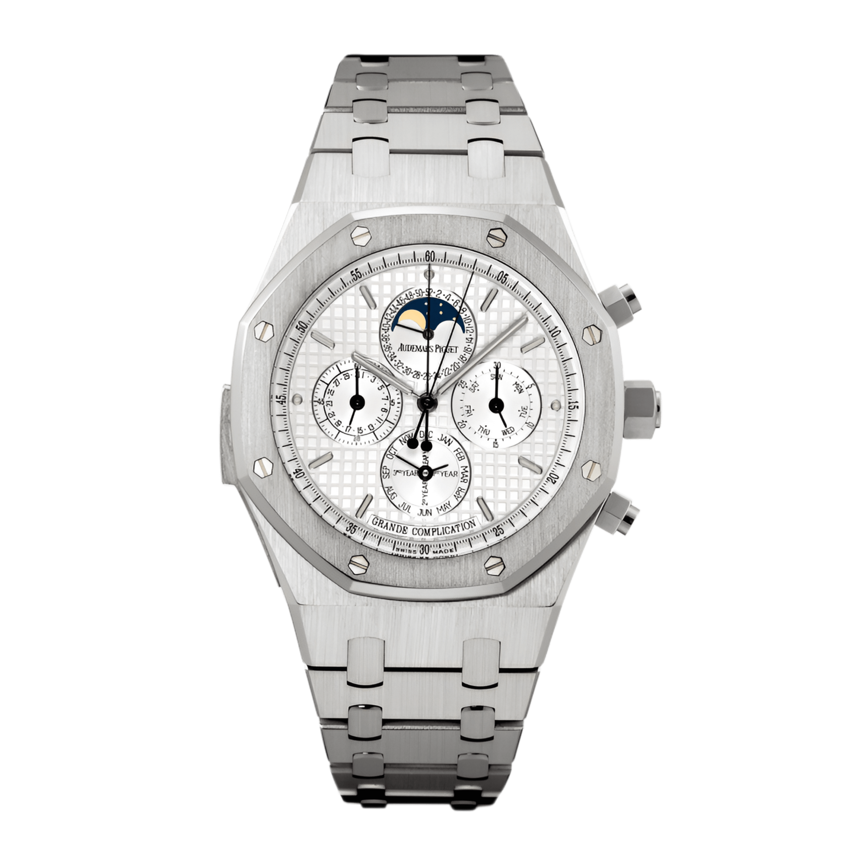 Audemars Piguet Royal Oak Grande Complication White Gold Silver