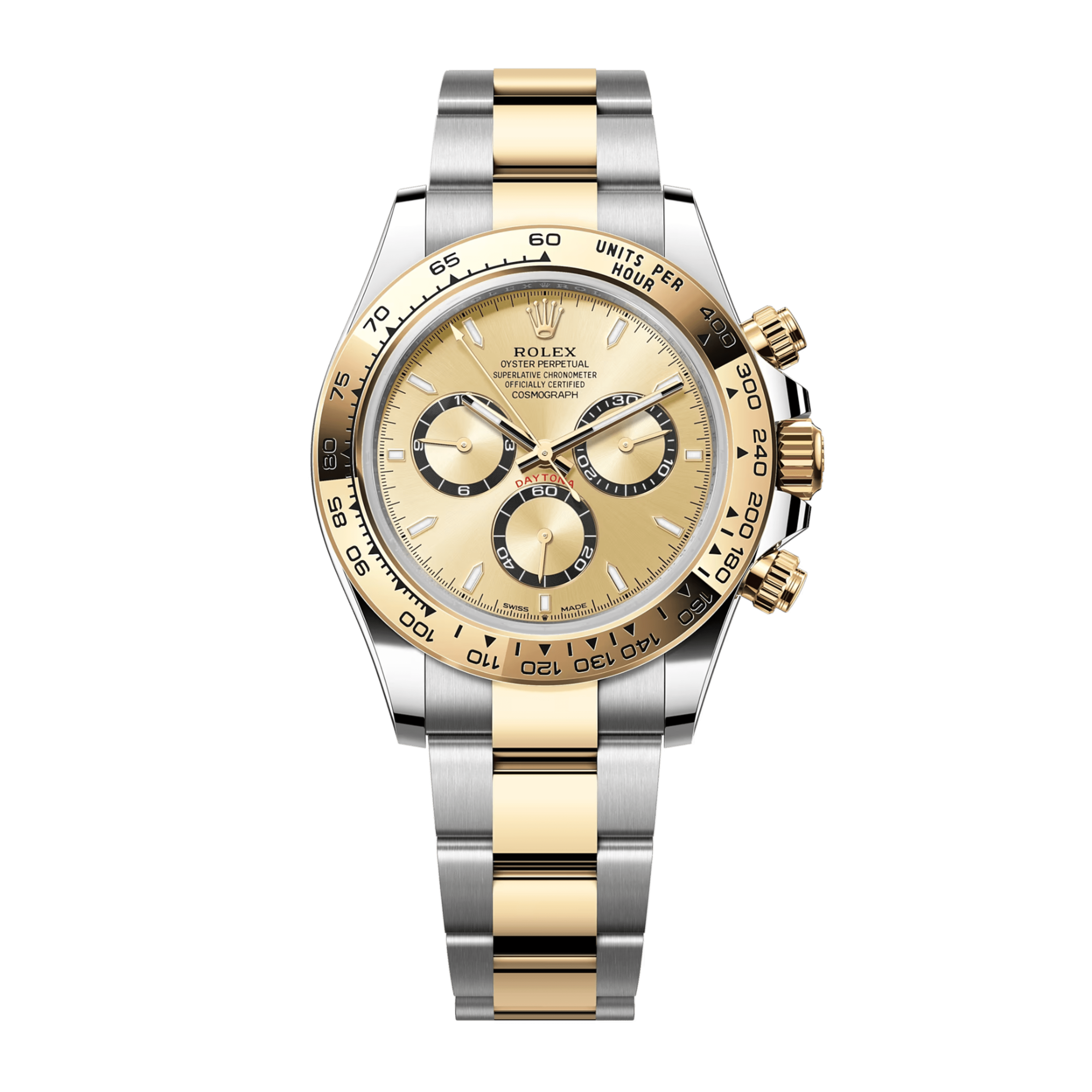 Daytona Yellow Gold & Steel Champagne Dial 40mm Product Image