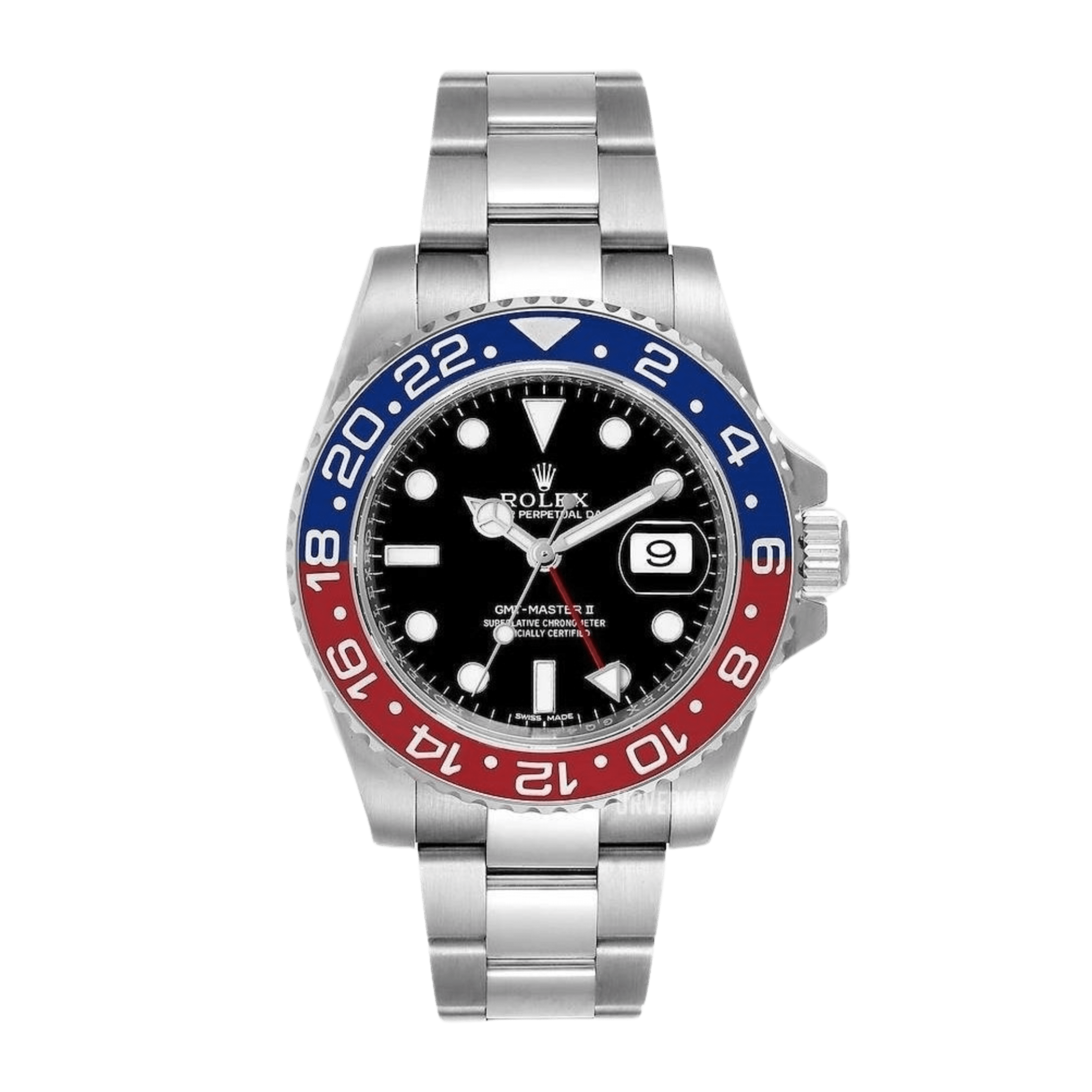 GMT-Master II White Gold Black Dial "Pepsi" 40mm Product Image