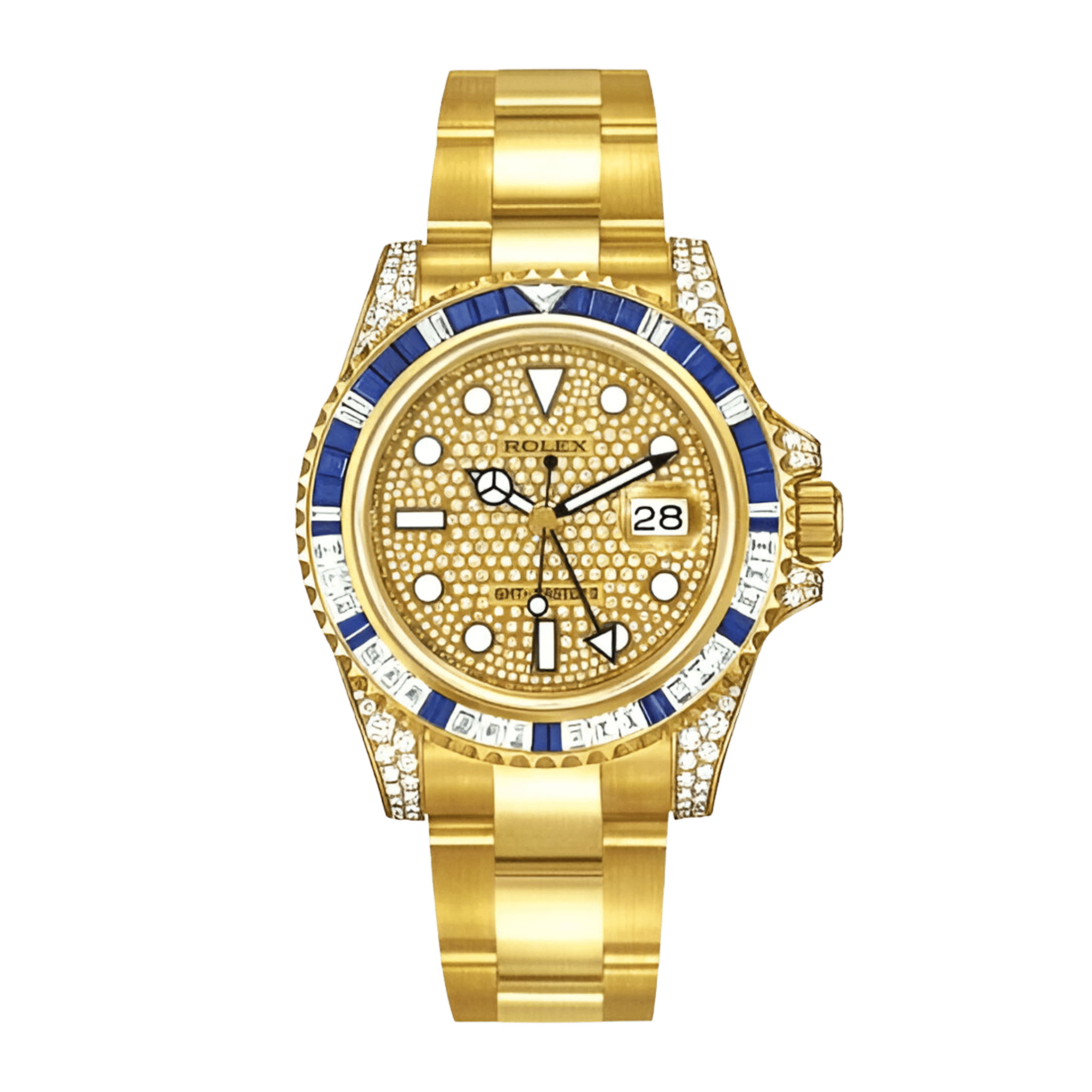 GMT-Master II Yellow Gold Diamond Pave Dial 40mm Product Image