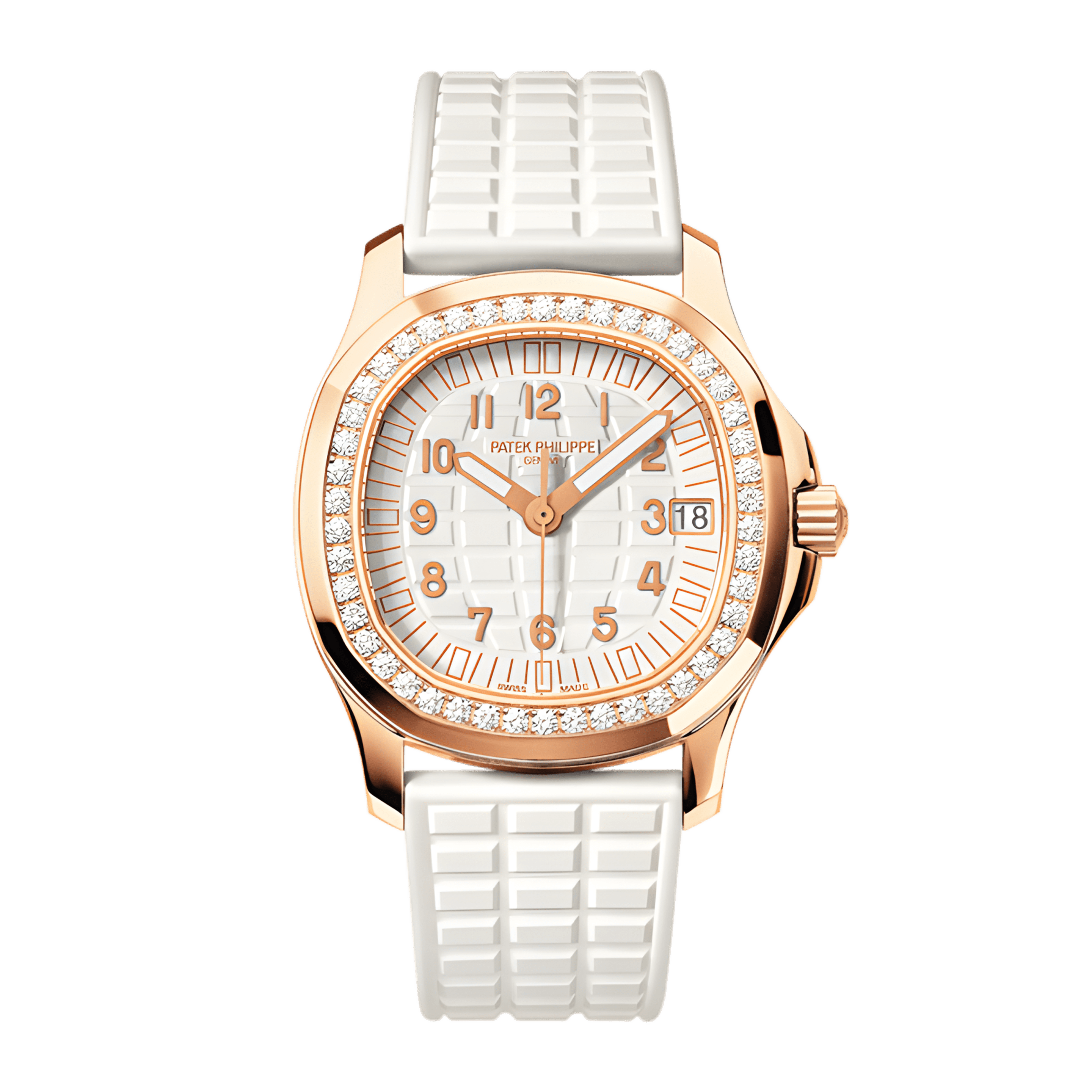Aquanaut Rose Gold Diamond White Dial 35mm Product Image