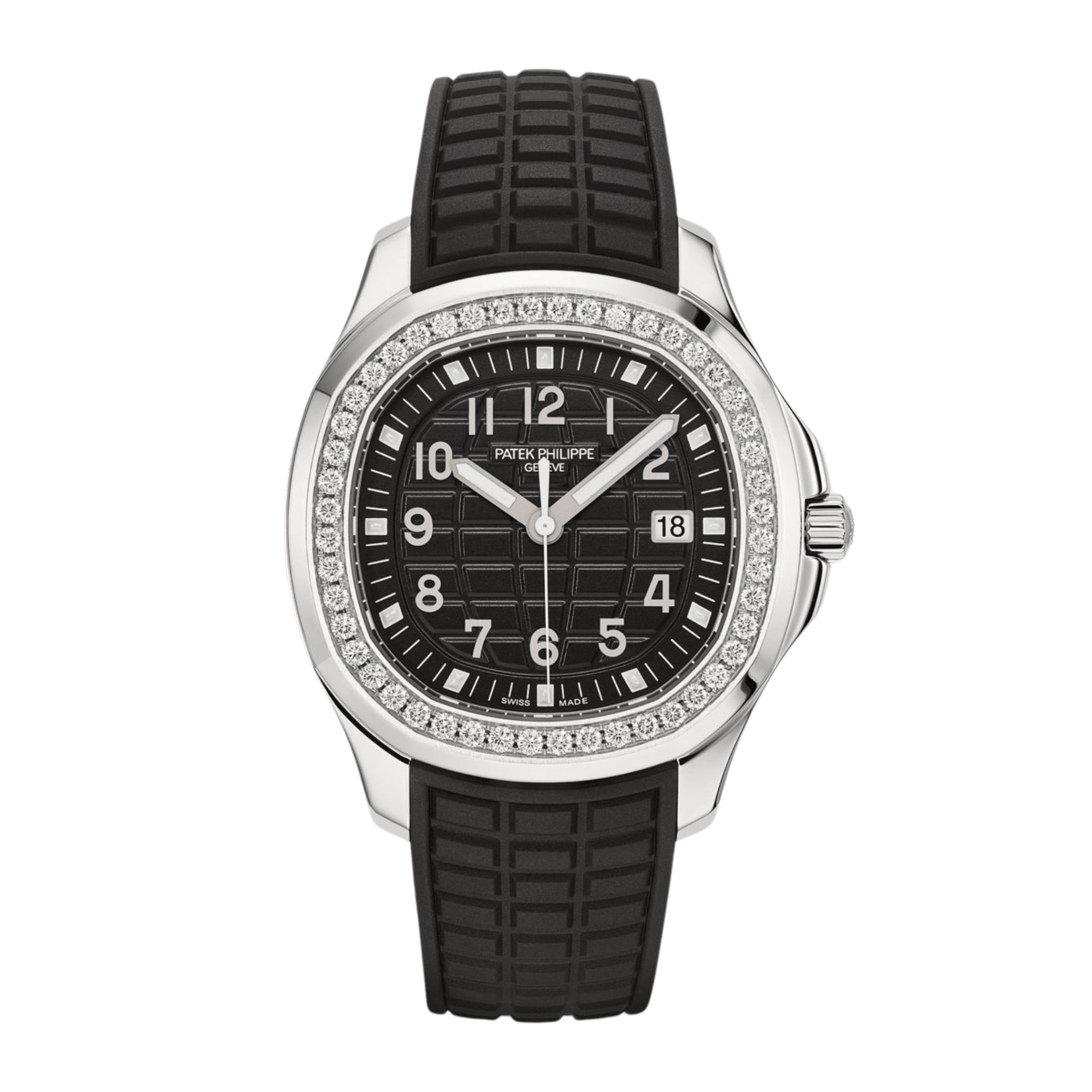 Aquanaut Luce Quartz Steel Diamond Black Dial 38mm Product Image
