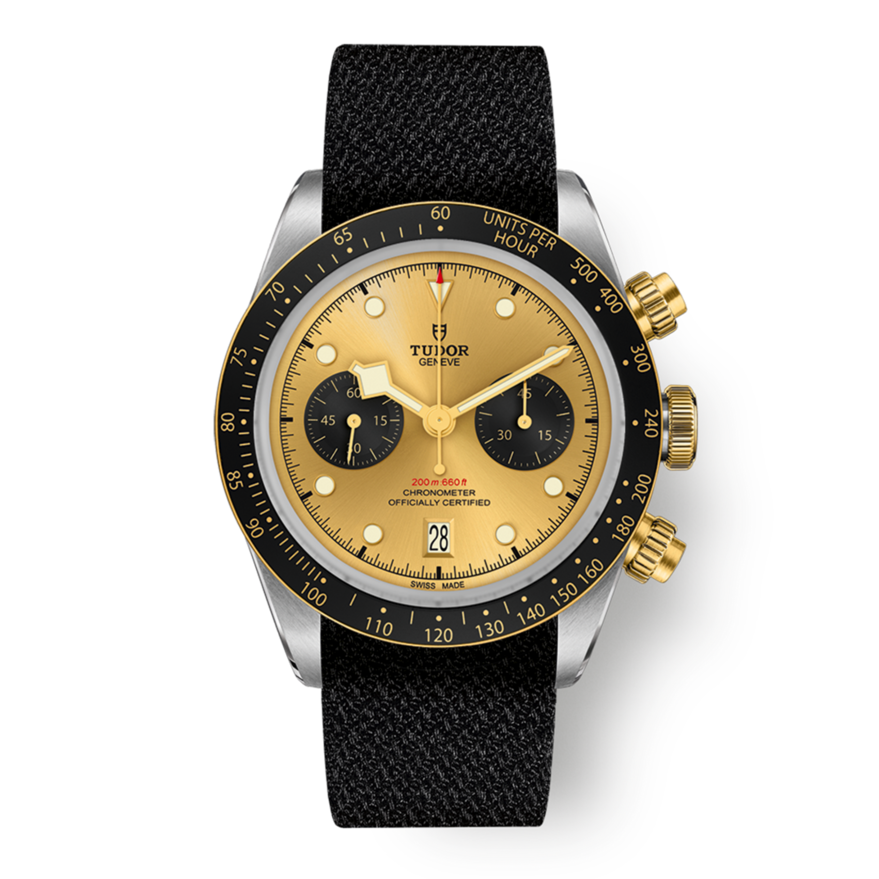 Tudor Black Bay Chronograph Yellow Gold & Steel Champagne Dial