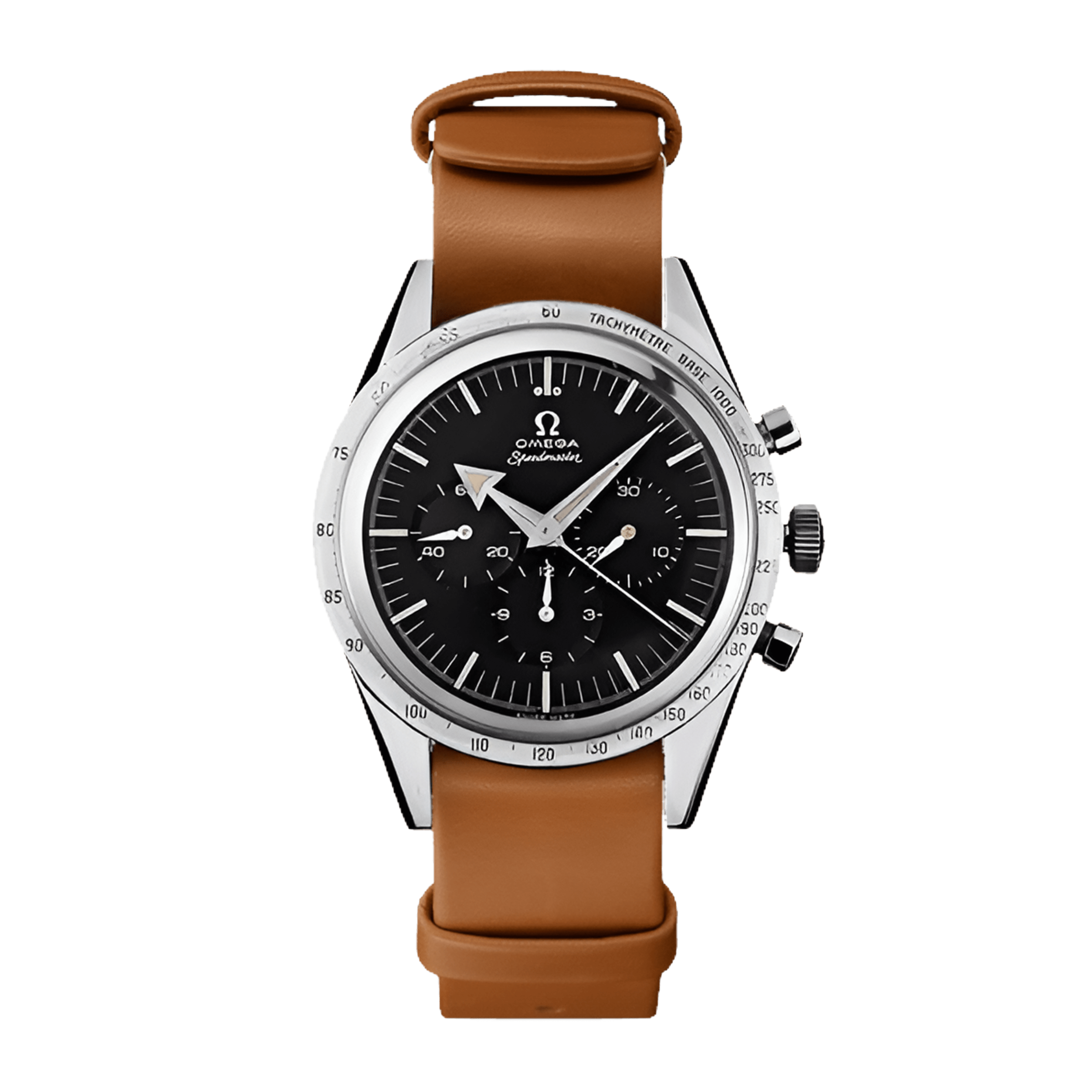 Omega Speedmaster Broad Arrow Steel Black Dial 38mm CK2915-1