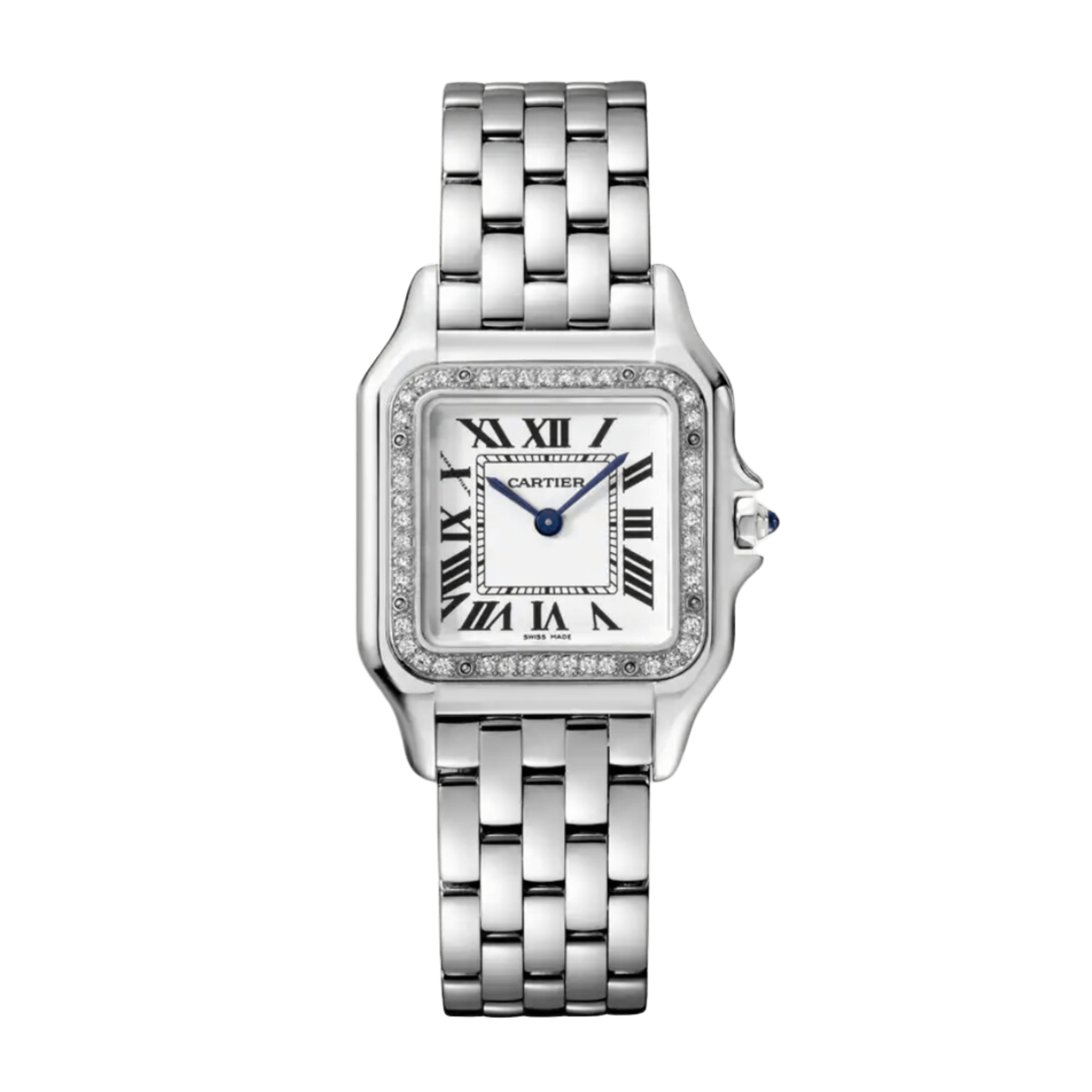 Panthère de Cartier Steel Diamond White Dial 27mm Product Image