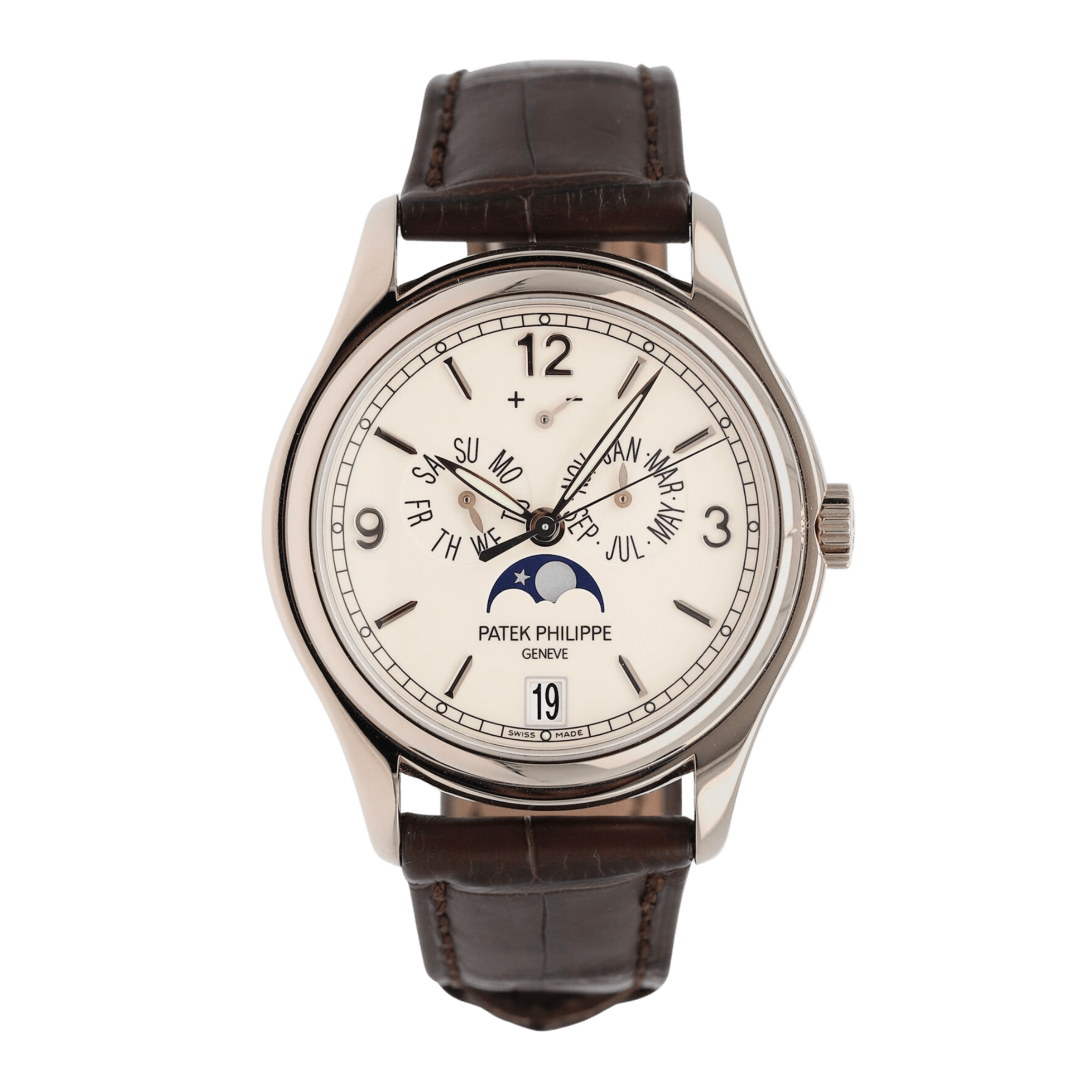 Complications Annual Calendar Moon Phase White Gold Beige Dial 39mm Product Image
