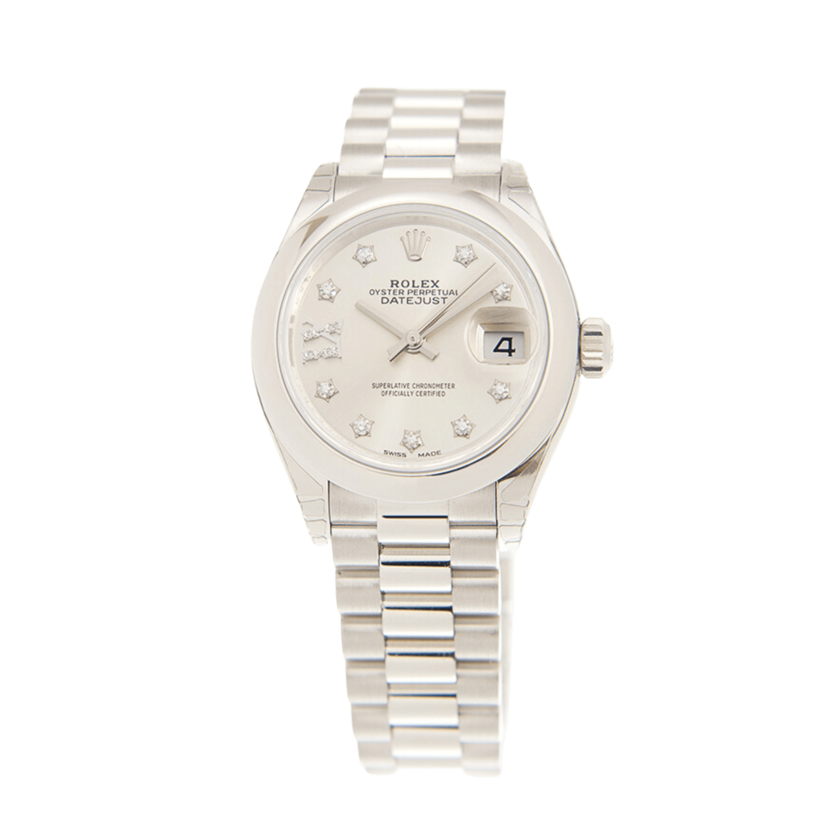 Lady-Datejust Platinum Silver Dial 28mm Product Image