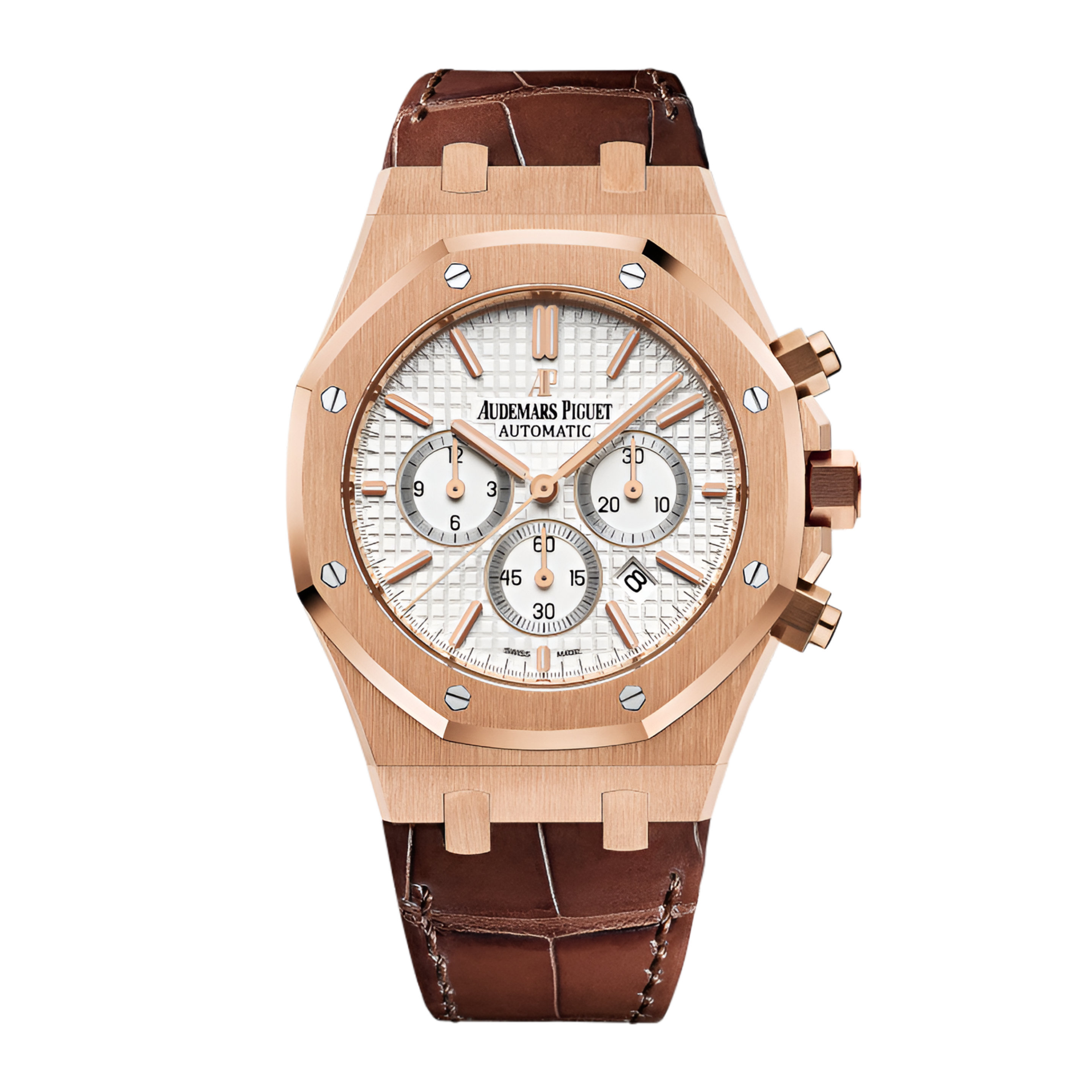 Royal Oak Chronograph Rose Gold Silver Dial 41mm Product Image
