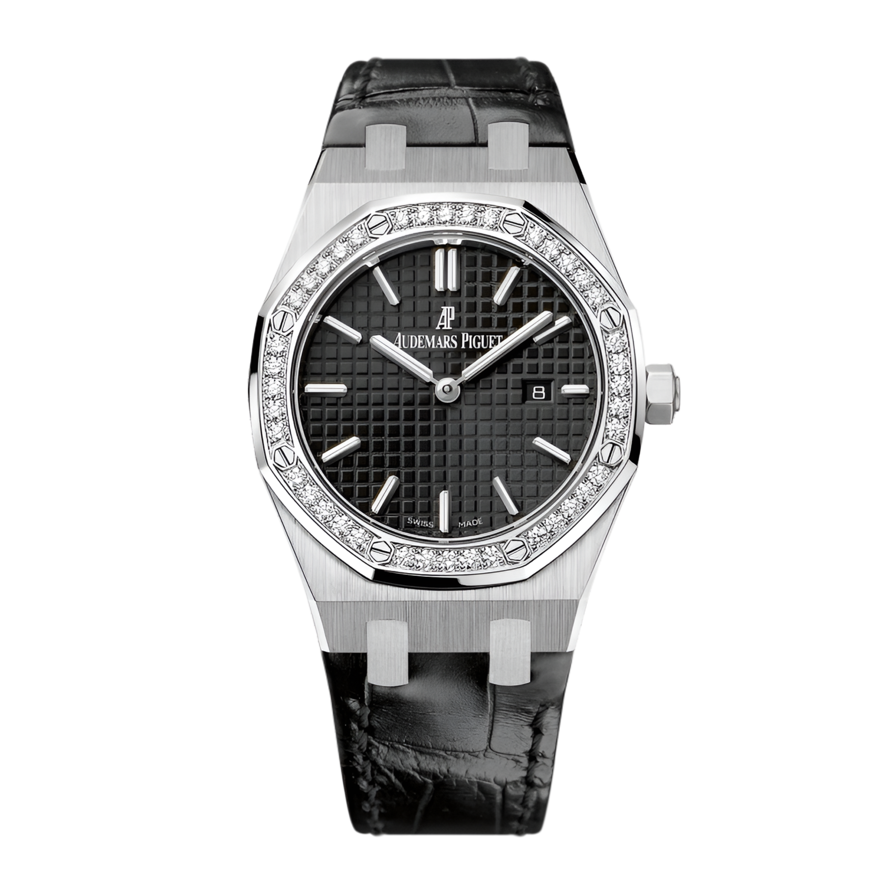 Royal Oak Steel Diamond Black Dial 33mm Product Image