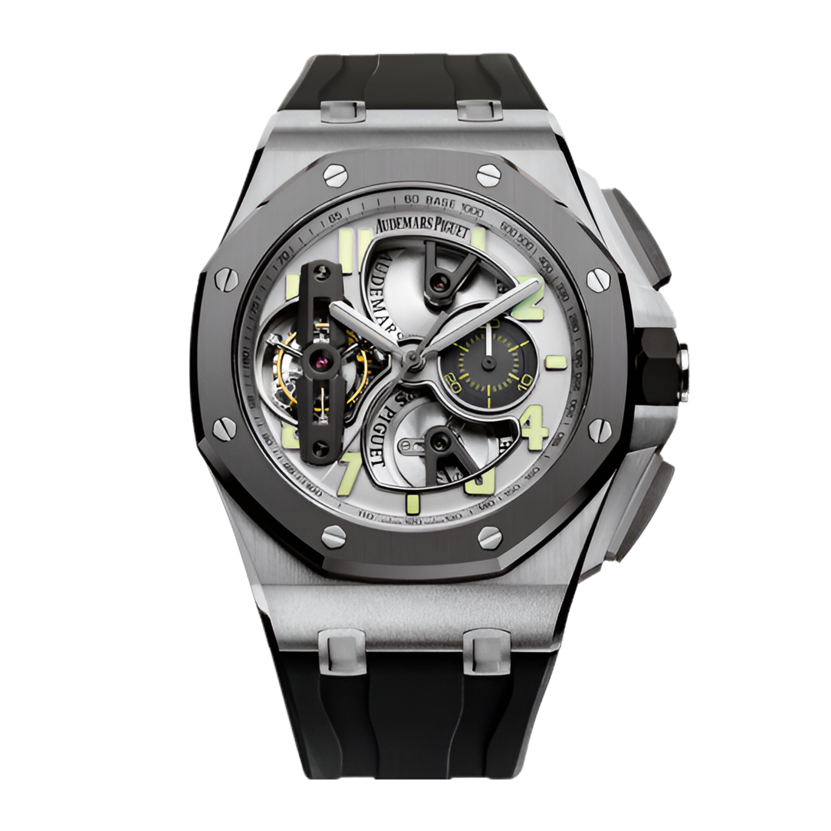Royal Oak Offshore Tourbillon Chronograph Titanium Silver Dial 44mm Product Image