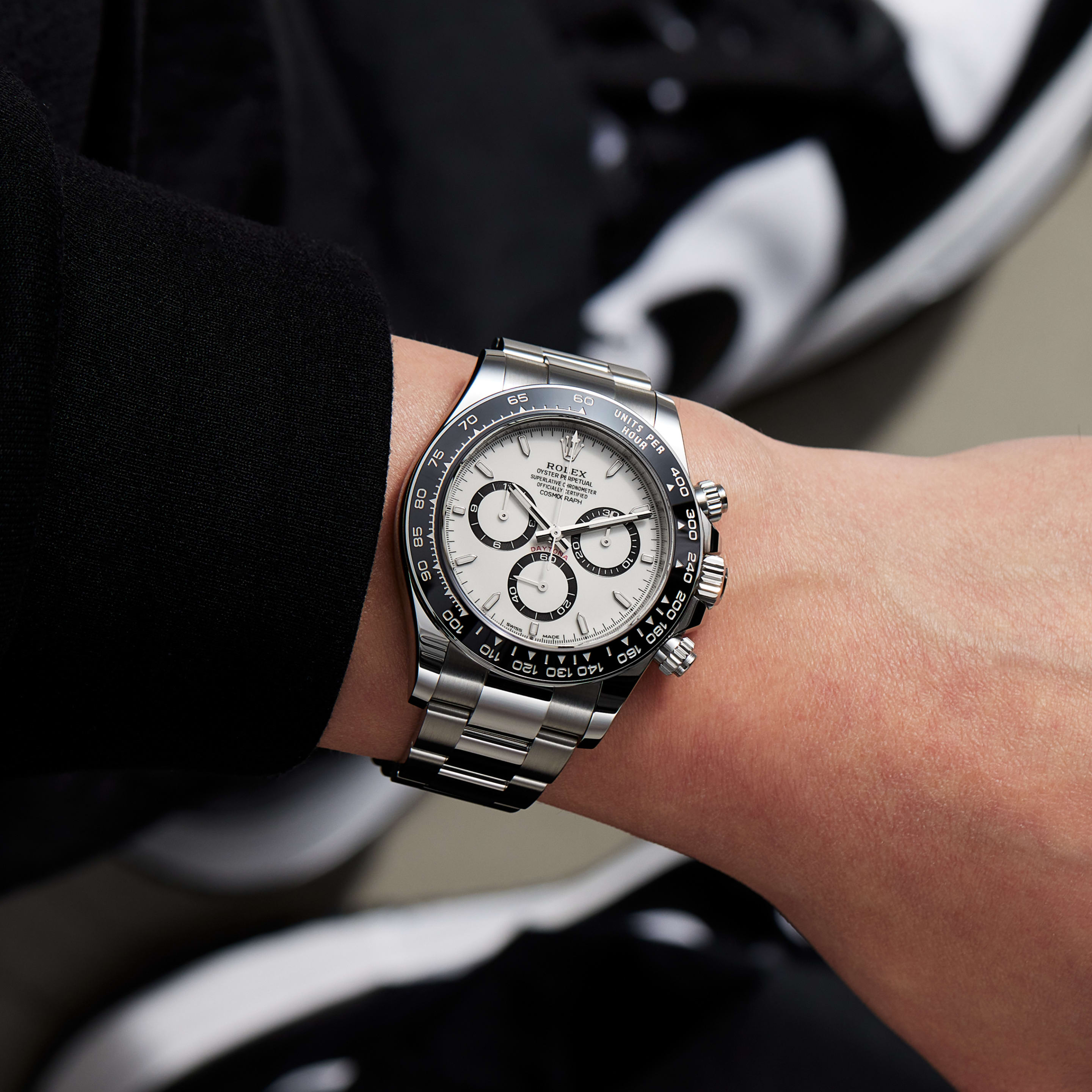 Daytona Steel White Dial "Panda" 40mm Product Image
