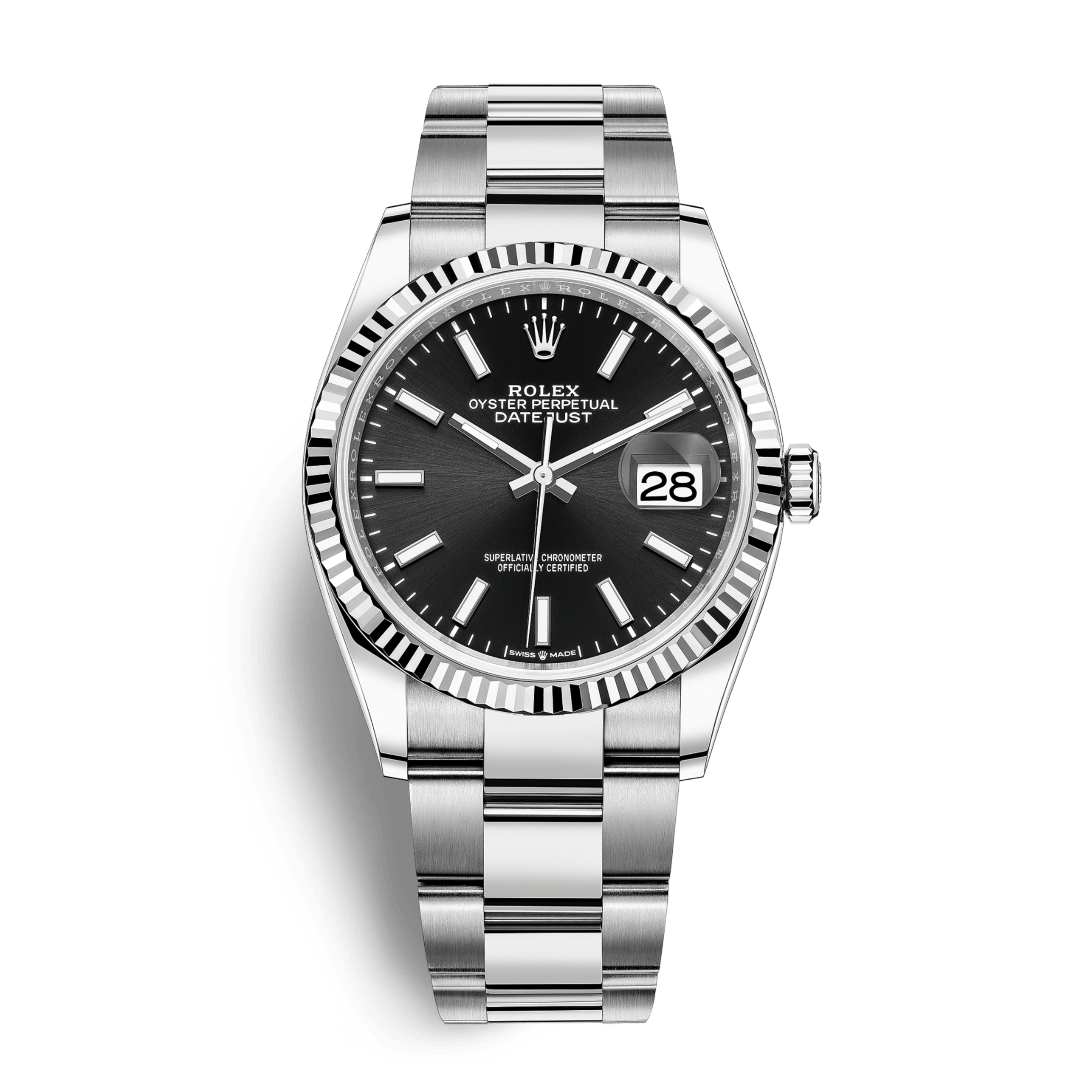 Datejust Steel Black Dial 36mm Product Image
