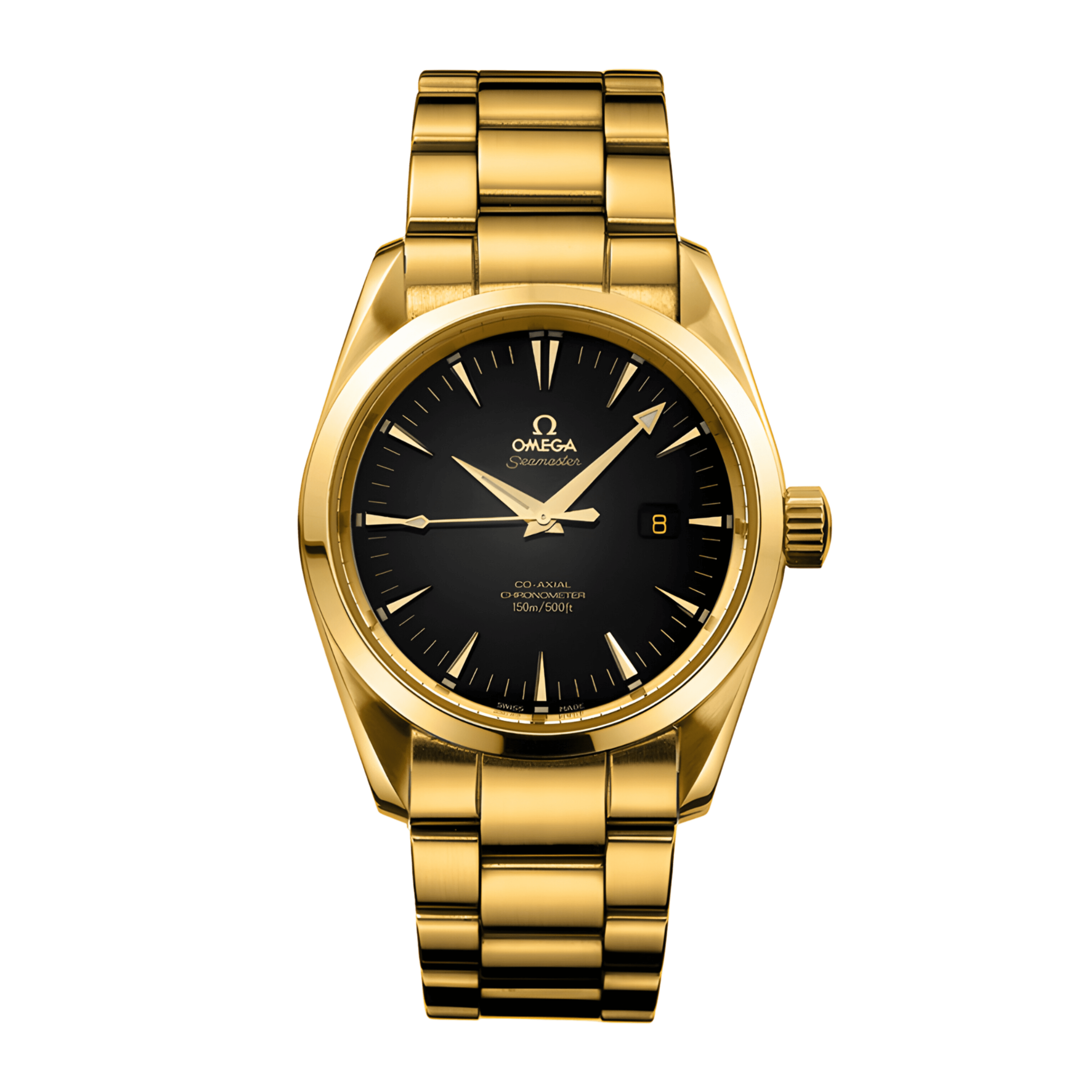 Aqua Terra Yellow Gold Black Dial 36mm Product Image