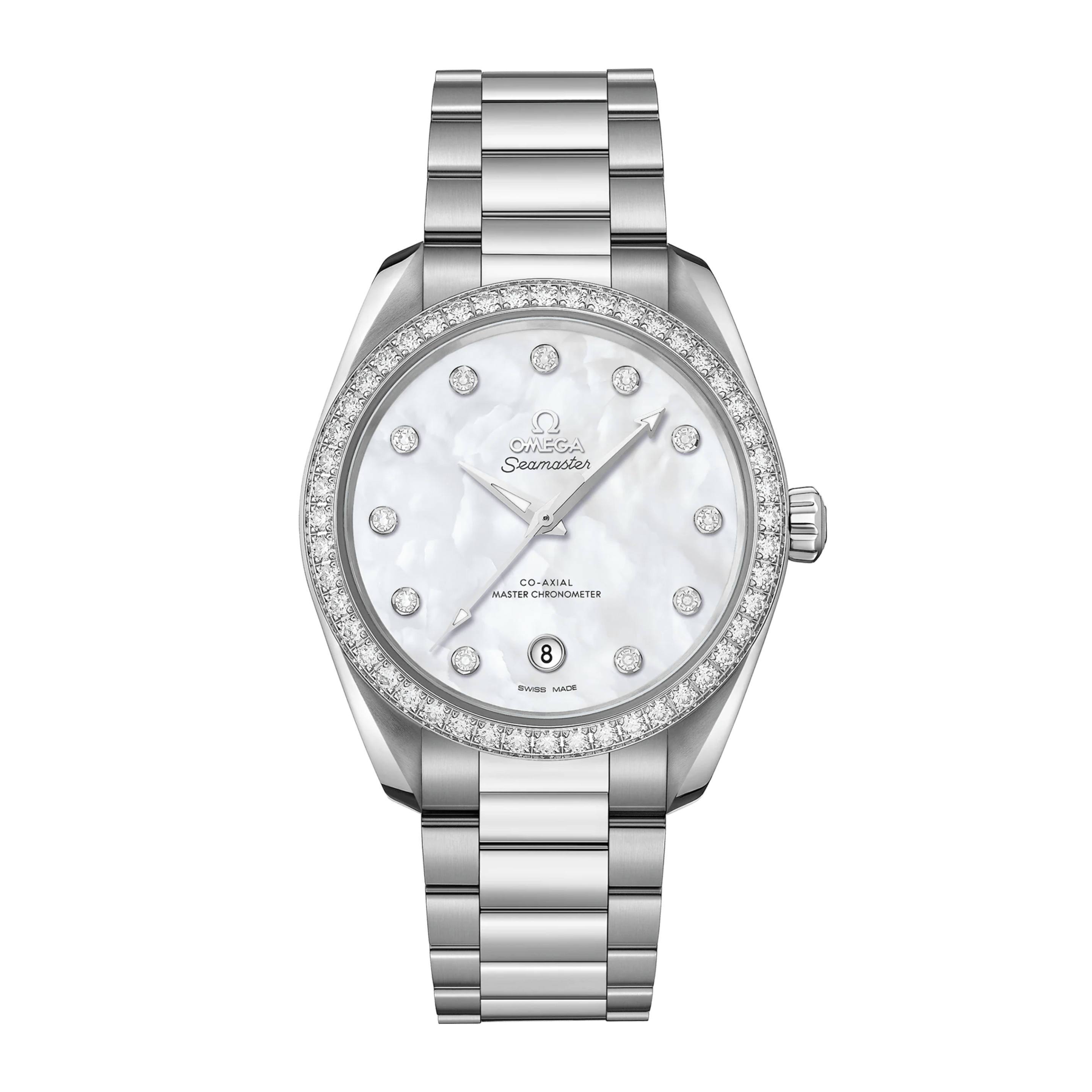 Aqua Terra Steel Diamond Mother Of Pearl Dial Dial 38mm Product Image