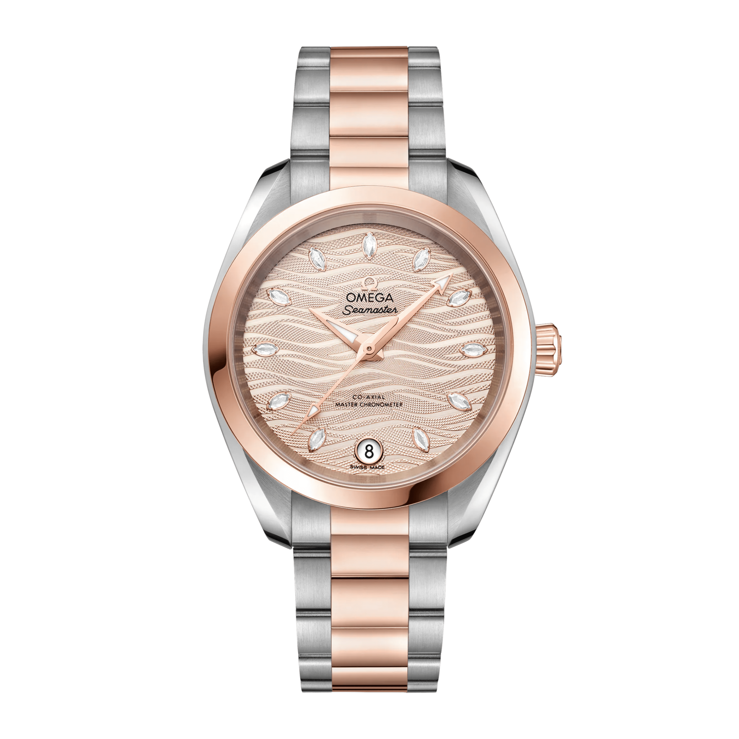 Aqua Terra Rose Gold & Steel Rose Dial 34mm Product Image