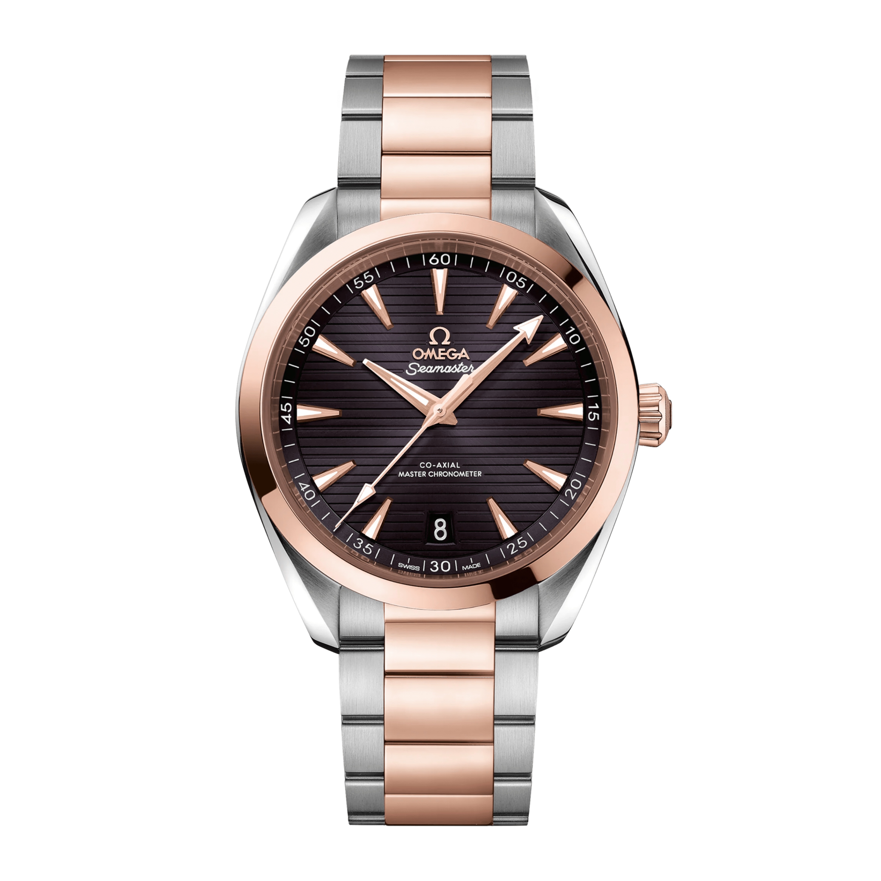 Aqua Terra Rose Gold & Steel Grey Dial 41mm Product Image