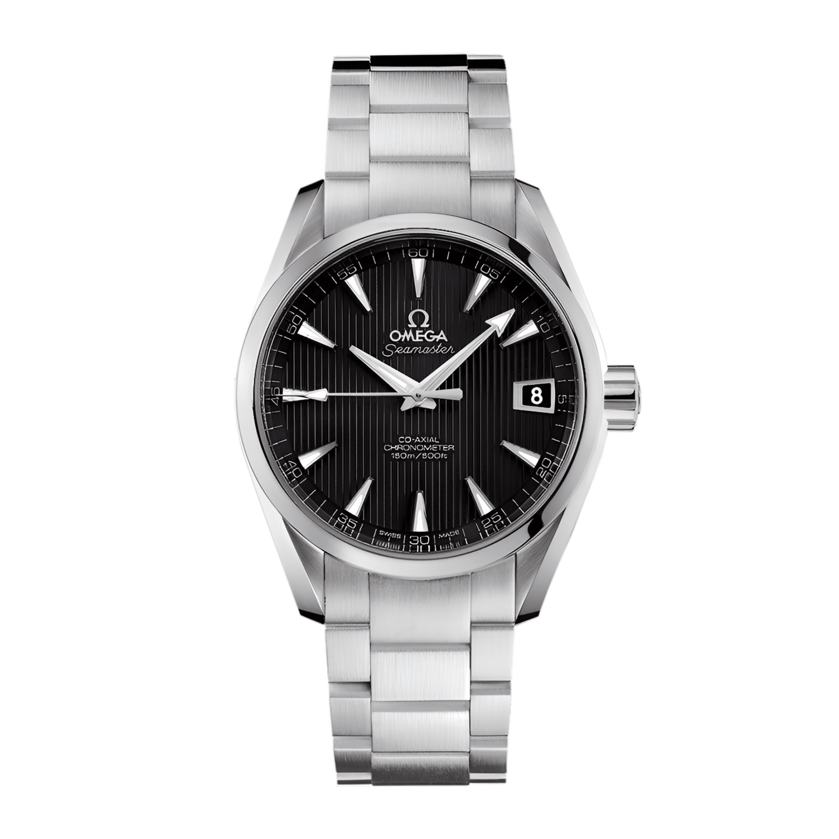 Aqua Terra Steel Black Dial 38mm Product Image