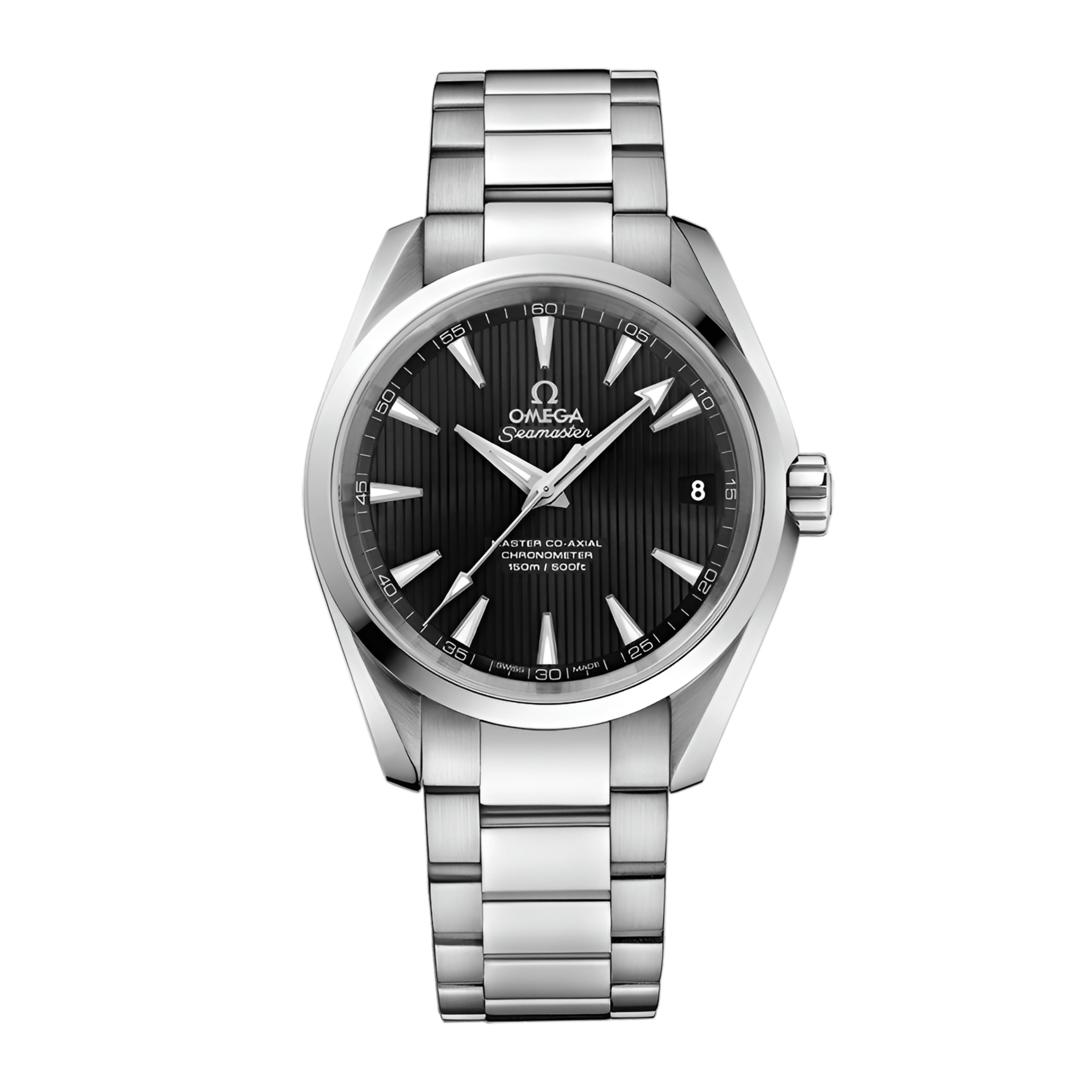 Aqua Terra Steel Black Dial 38mm Product Image