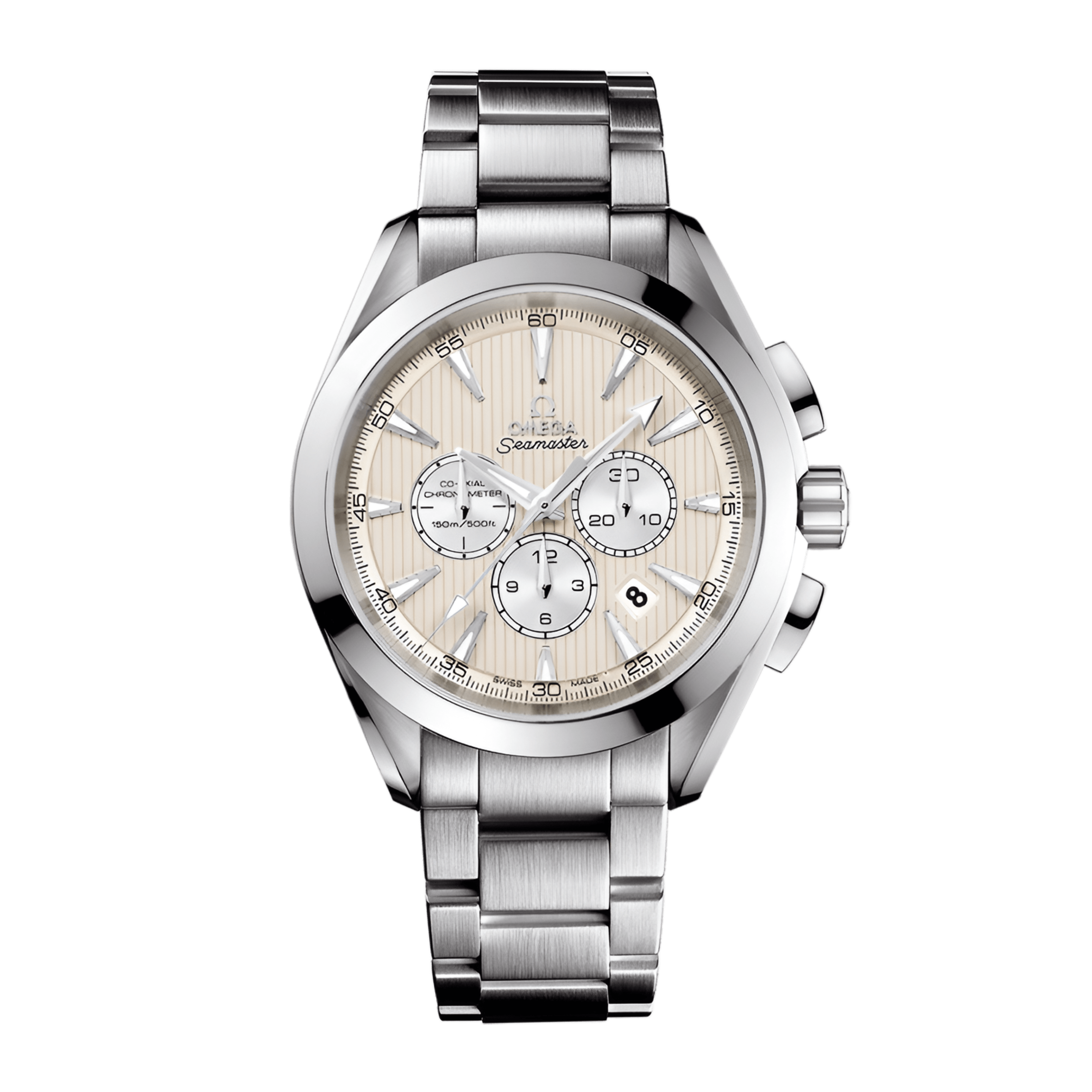 Aqua Terra Chronograph Steel Ivory Dial 44mm Product Image