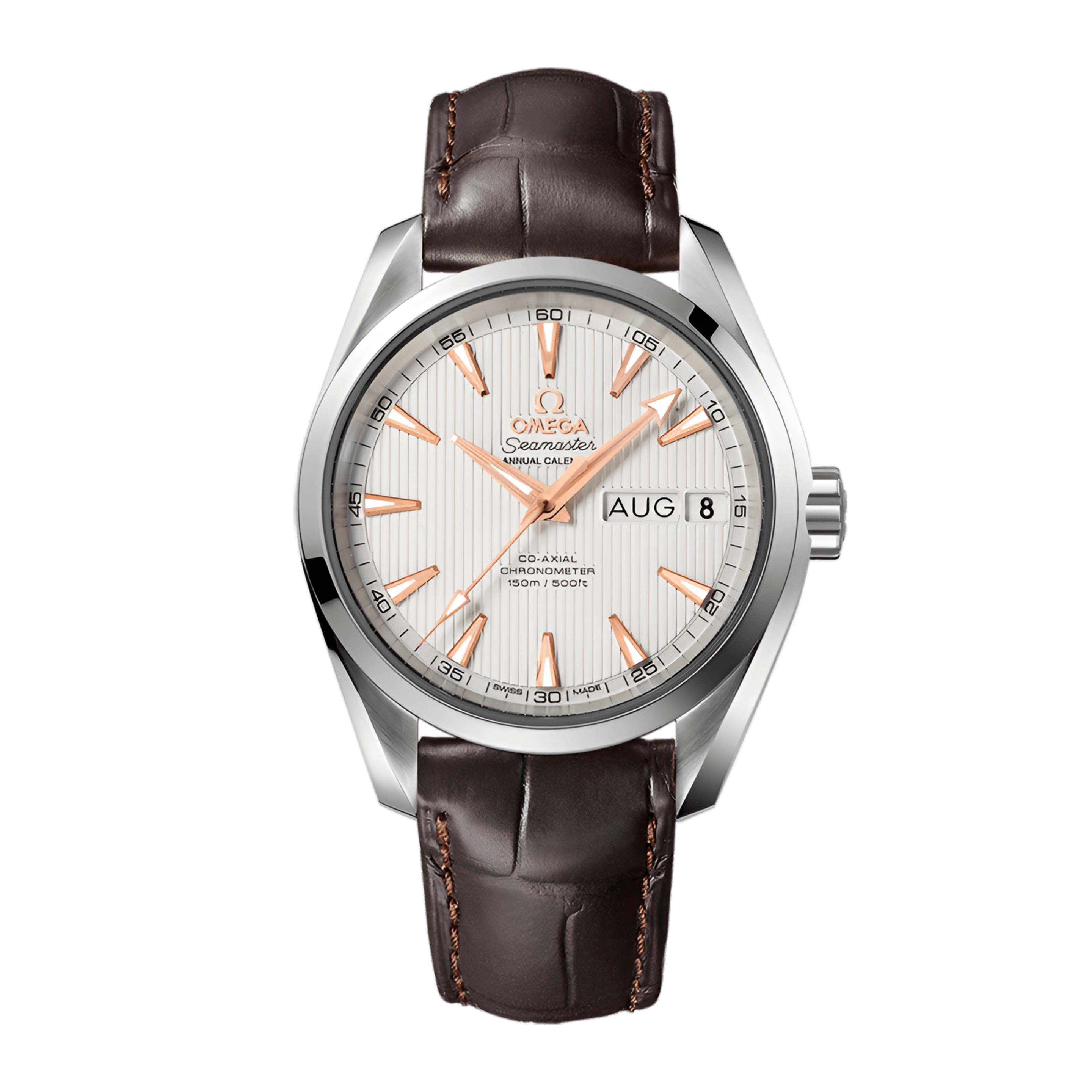 Aqua Terra Annual Calendar Steel Silver Dial 38mm Product Image
