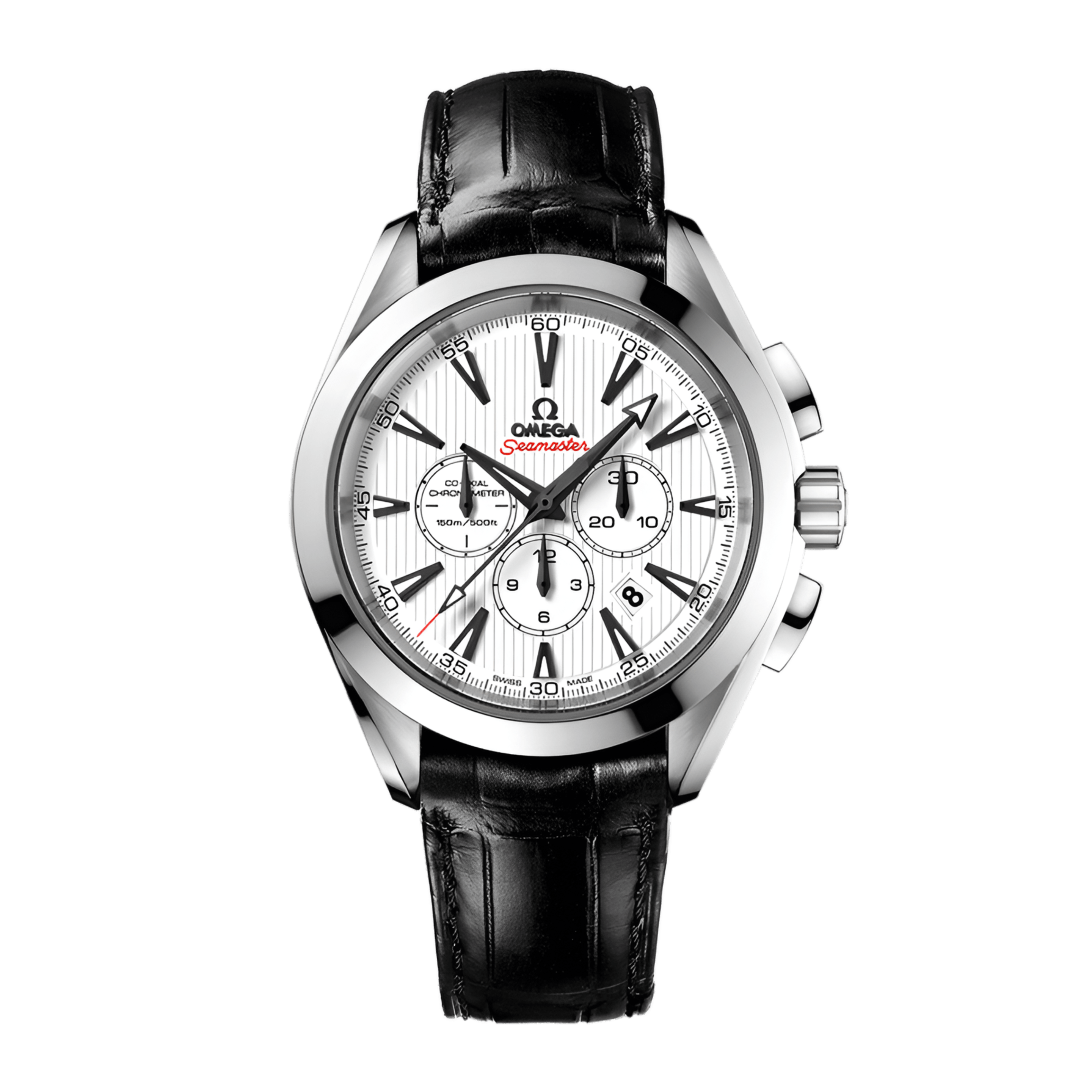 Aqua Terra Chronograph Steel White Dial 44mm Product Image