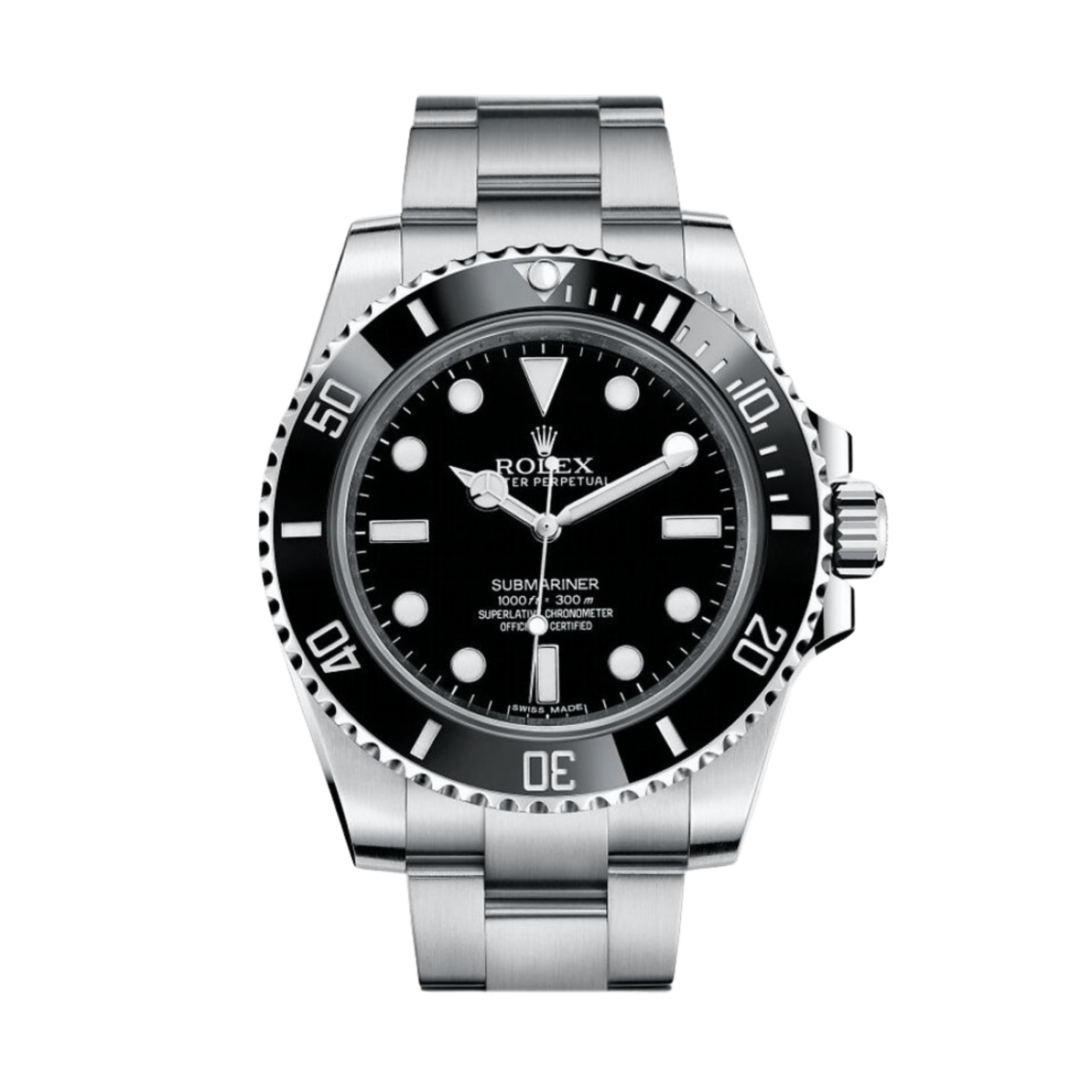 Rolex Submariner No-Date 41 Steel Black Dial mm 114060LN - Make an