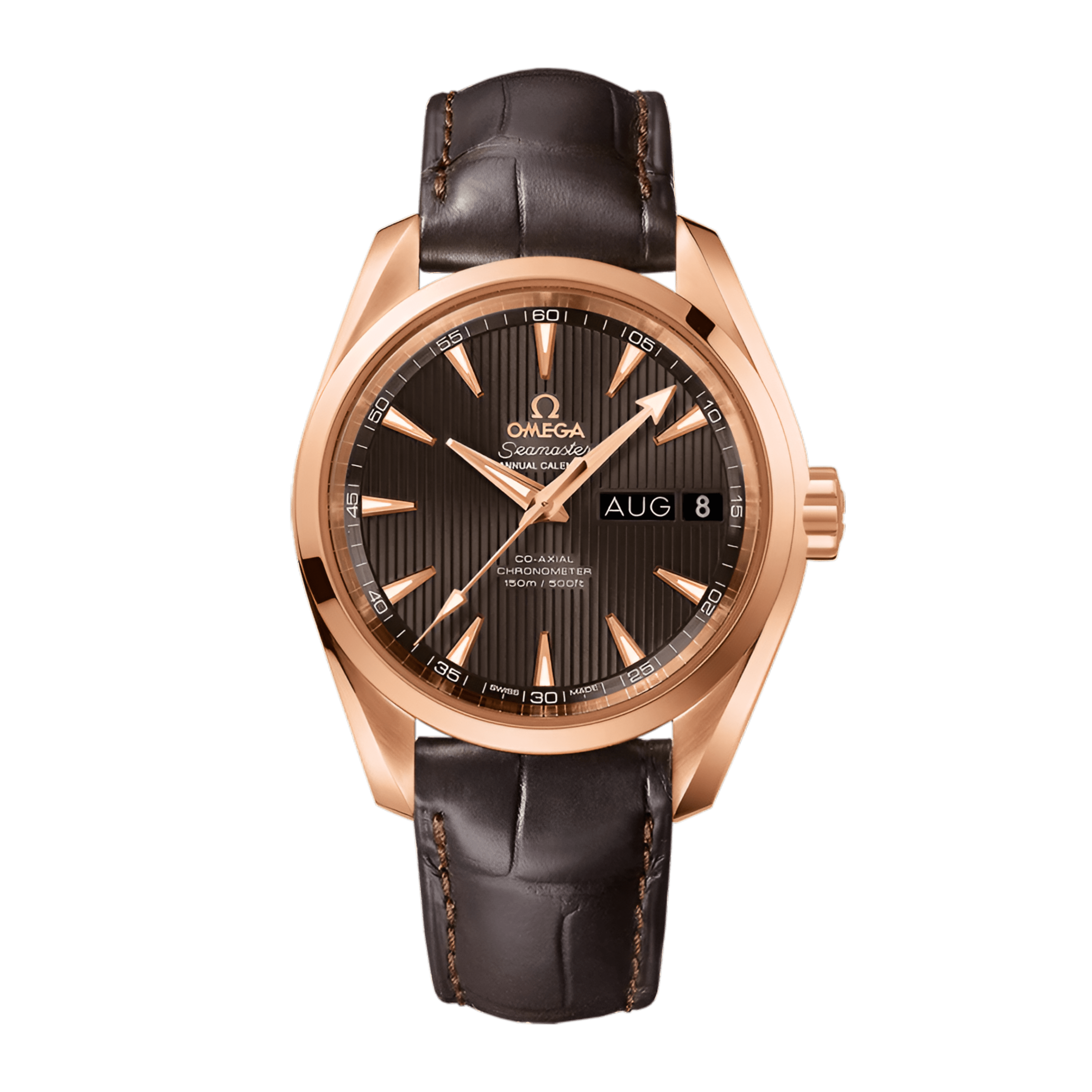 Aqua Terra Rose Gold & Steel Grey Dial 38mm Product Image