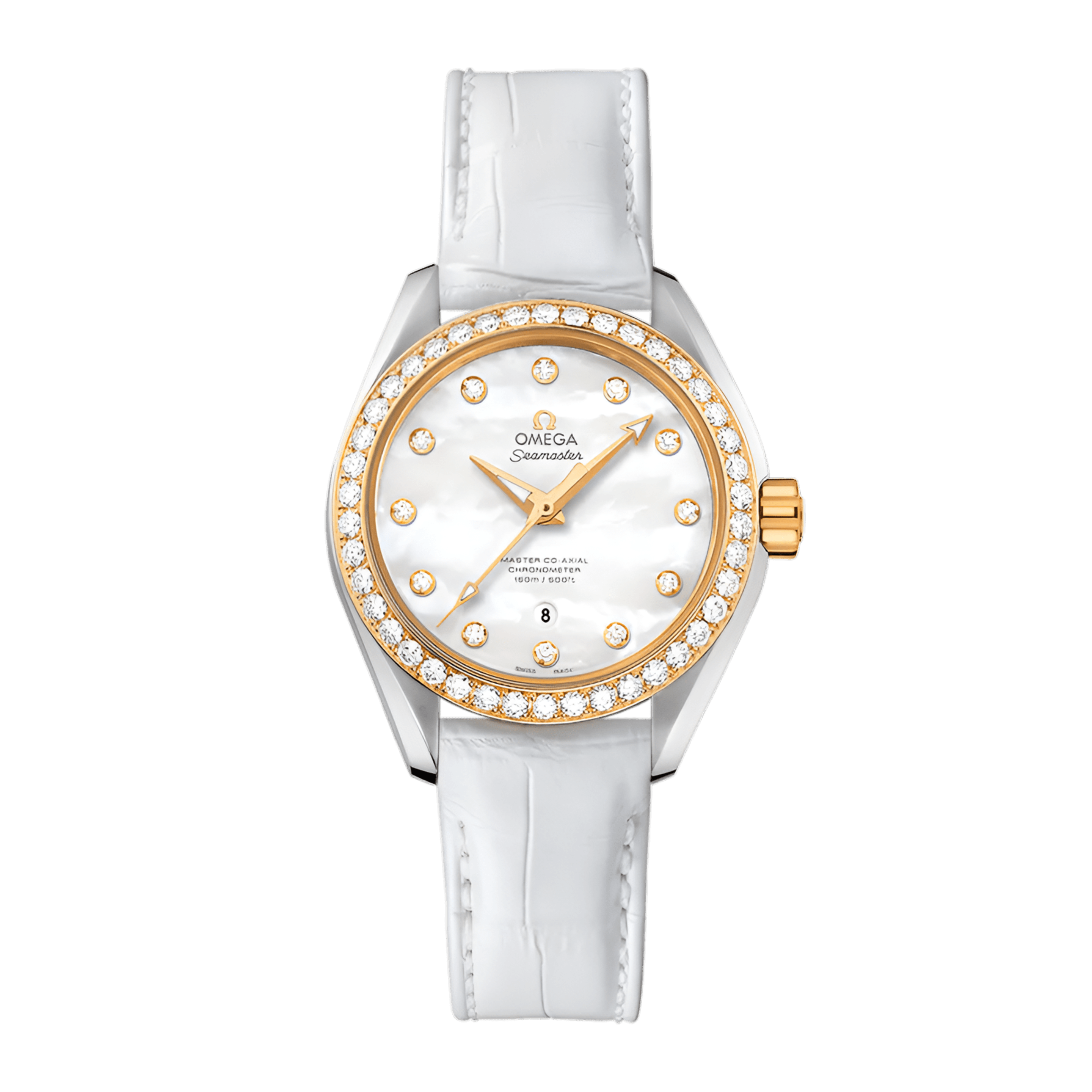 Aqua Terra Yellow Gold & Steel White Dial 34mm Product Image