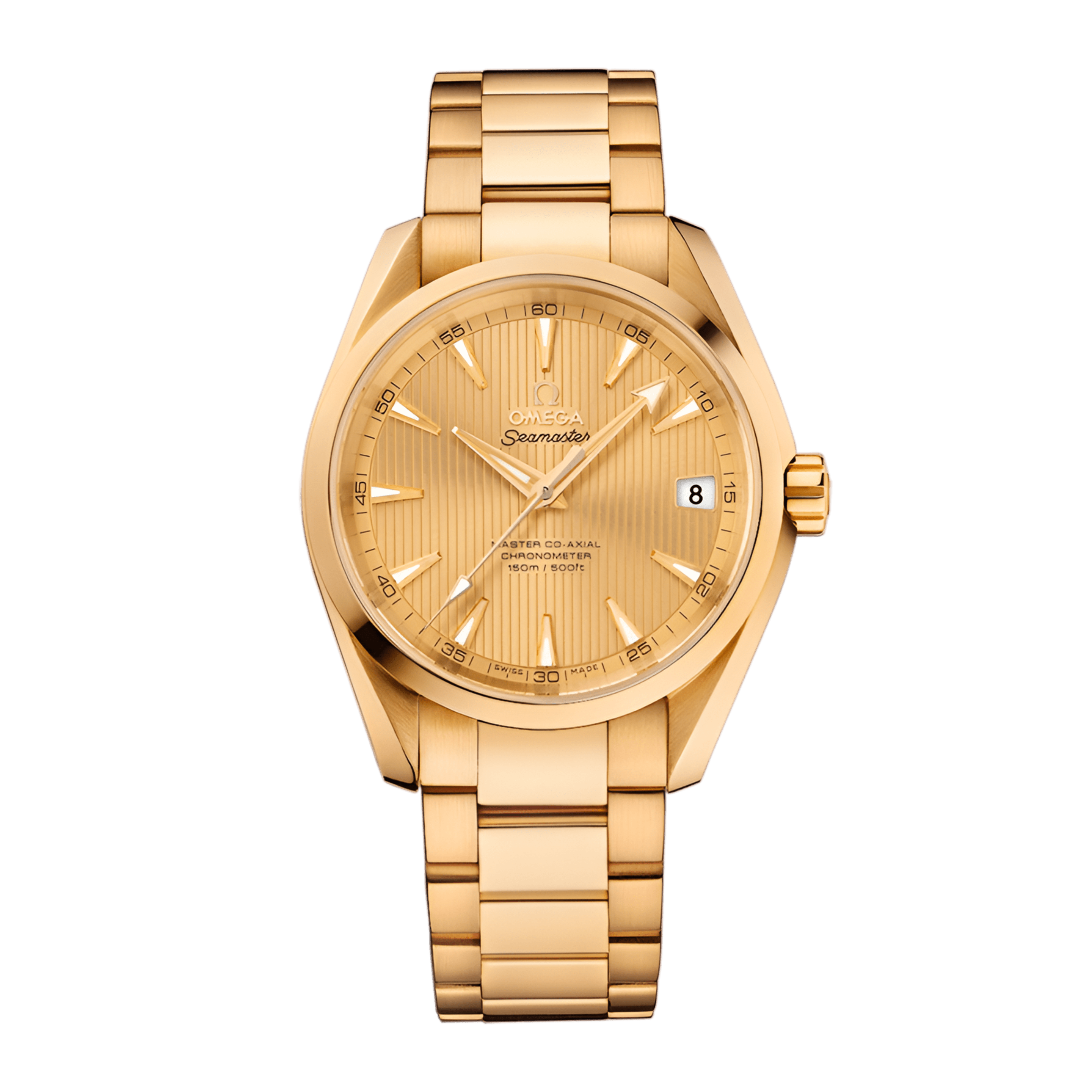 Aqua Terra Yellow Gold Champagne Dial 38mm Product Image