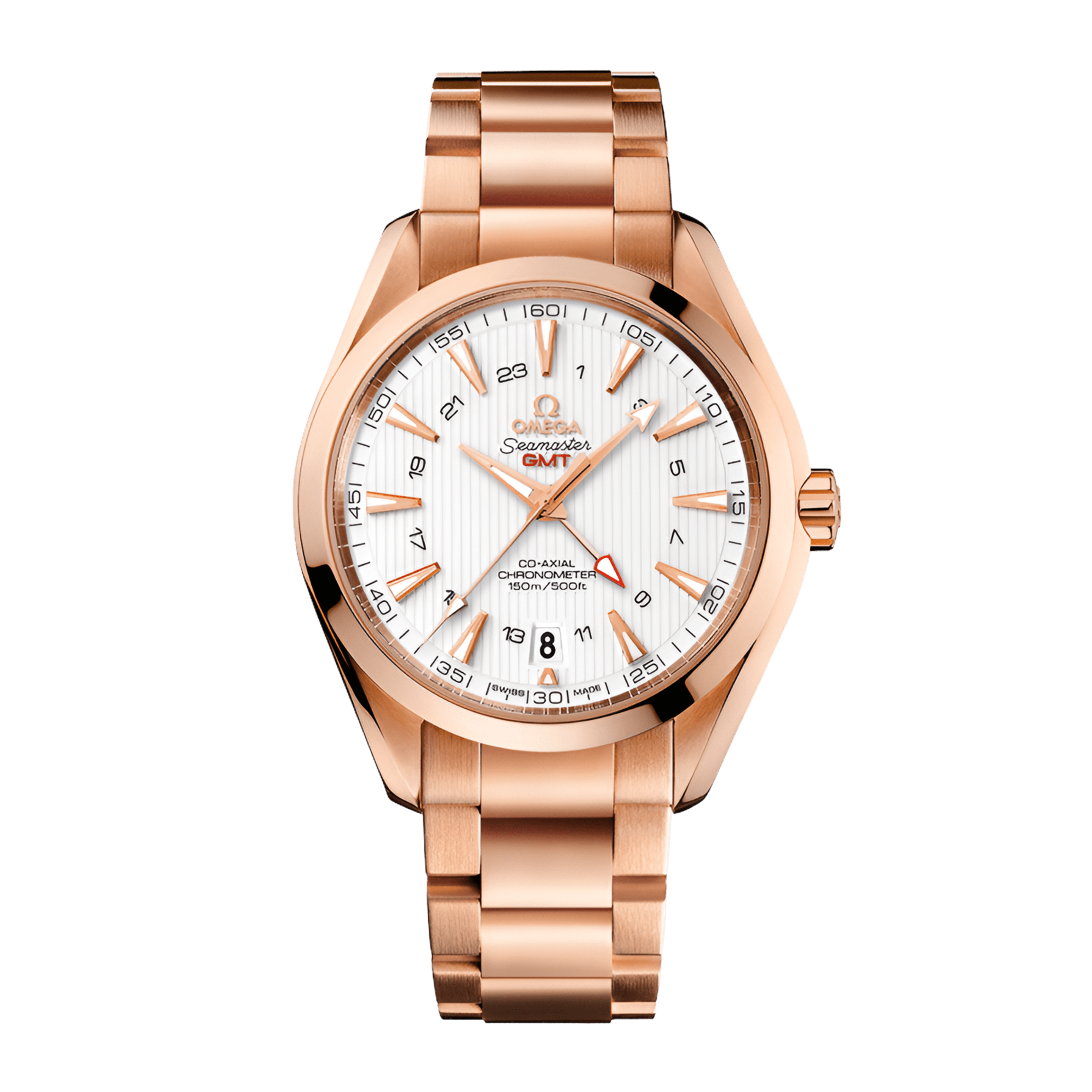 Aqua Terra Rose Gold Silver Dial 43mm Product Image