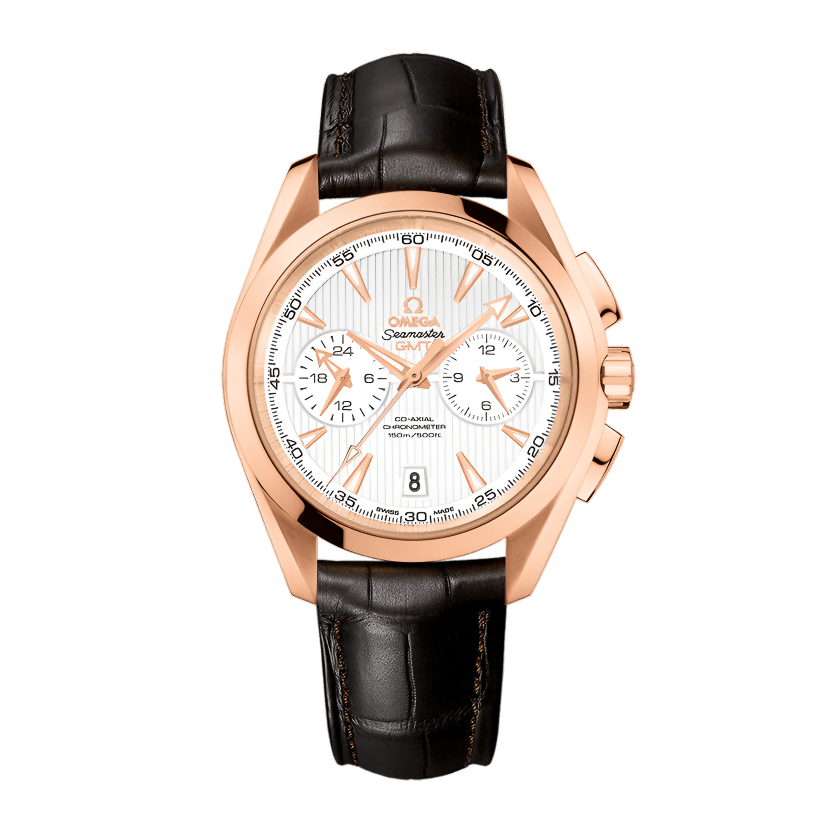 Aqua Terra Rose Gold Silver Dial 43mm Product Image
