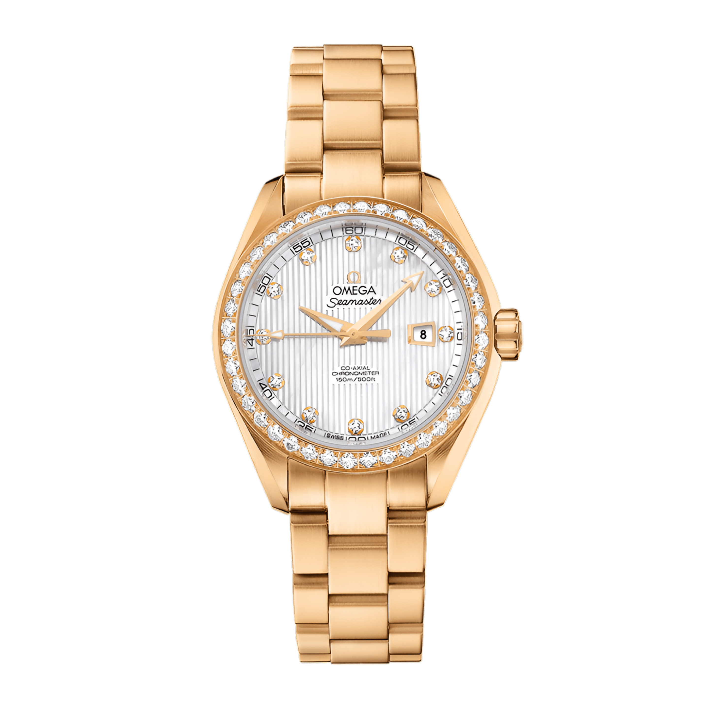 Aqua Terra Yellow Gold White Dial 34mm Product Image