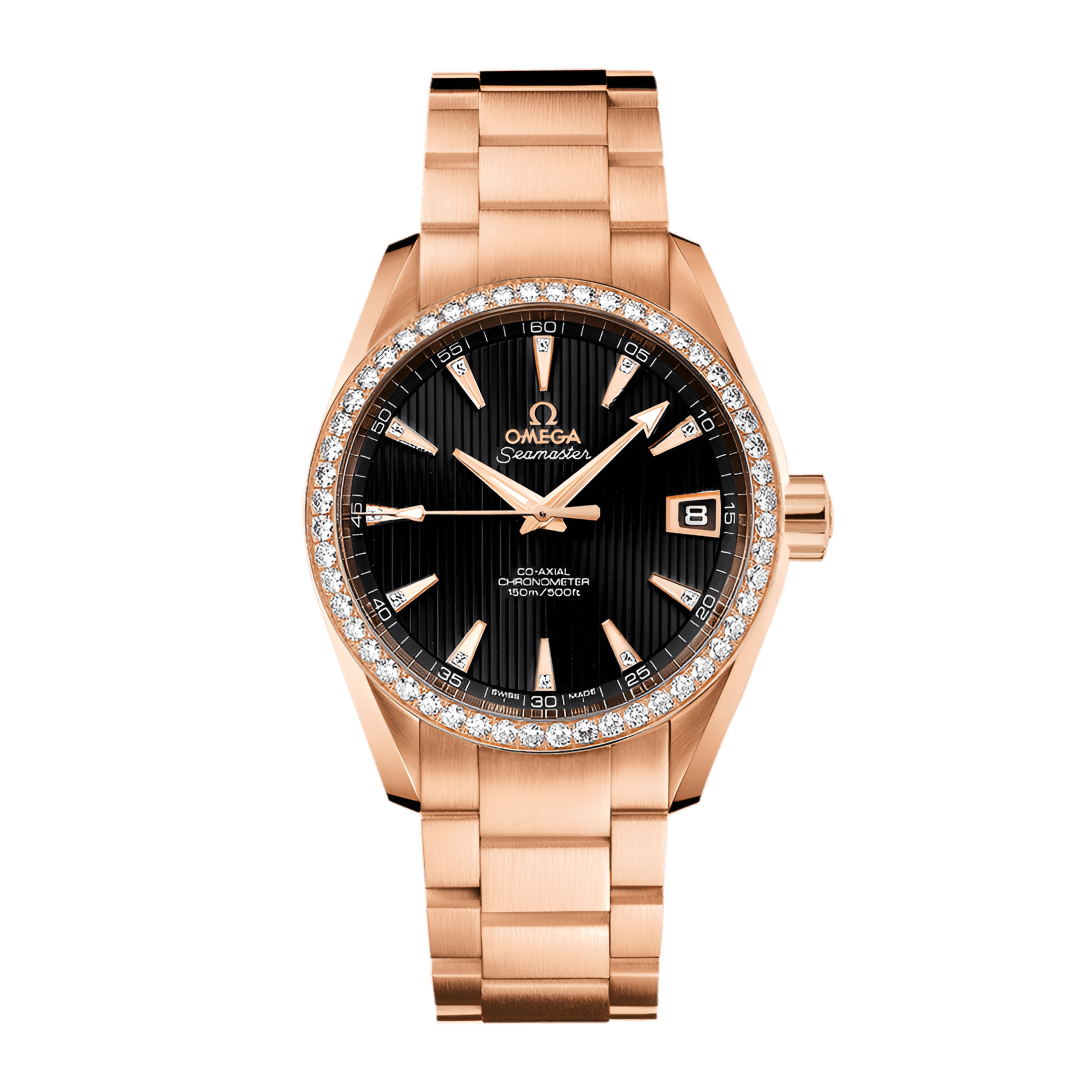 Aqua Terra Rose Gold Black Dial 38mm Product Image