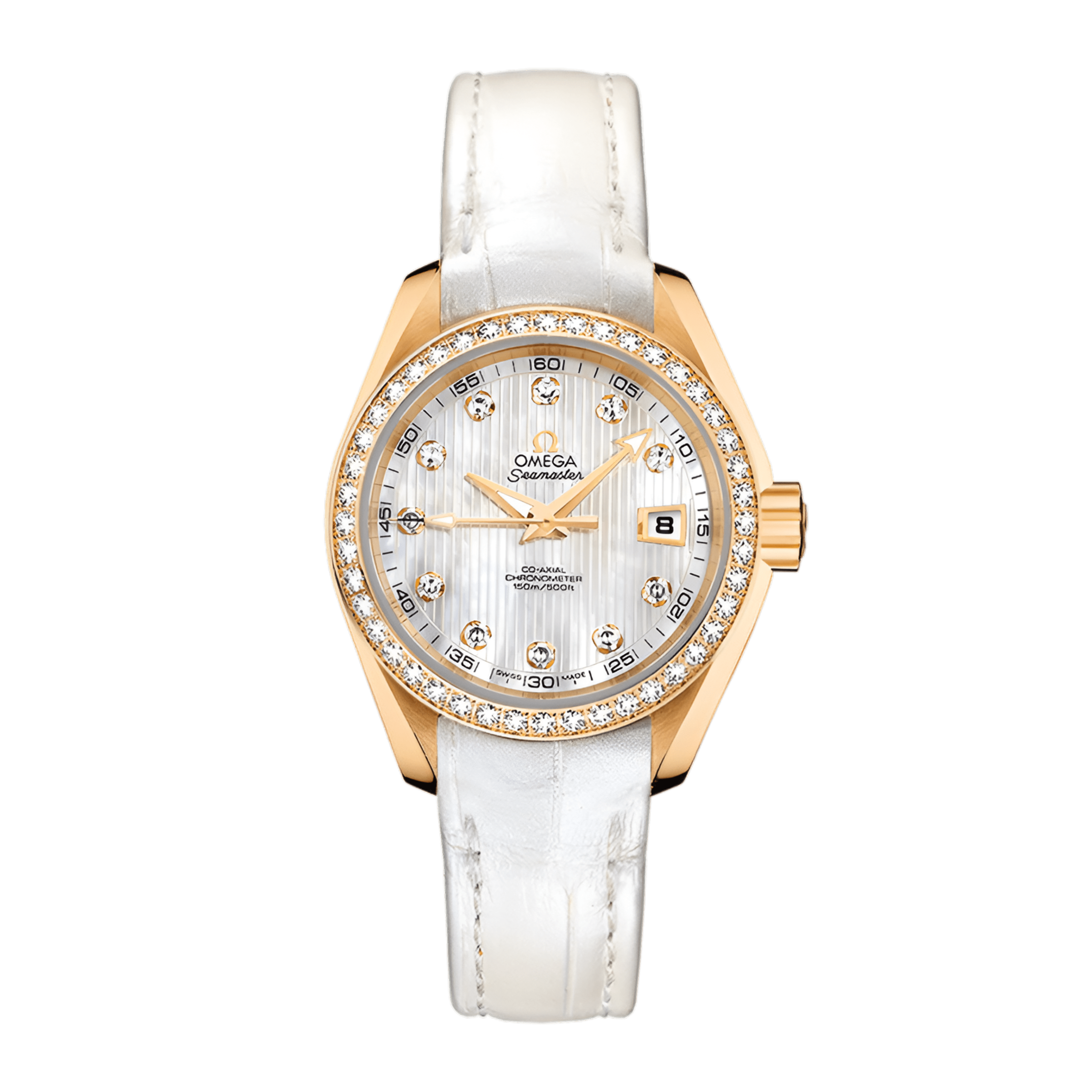 Aqua Terra Yellow Gold White Dial 30mm Product Image