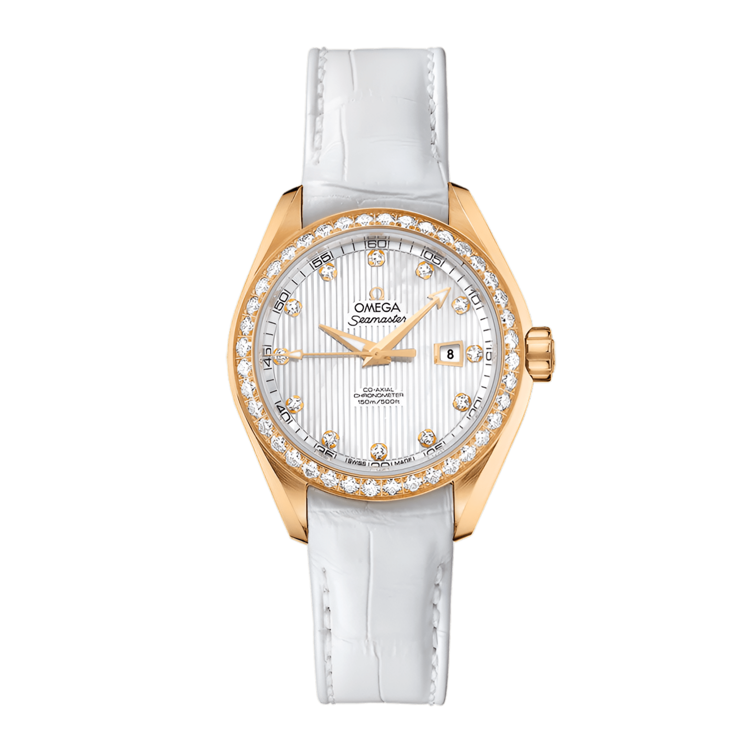 Aqua Terra Yellow Gold White Dial 34mm Product Image