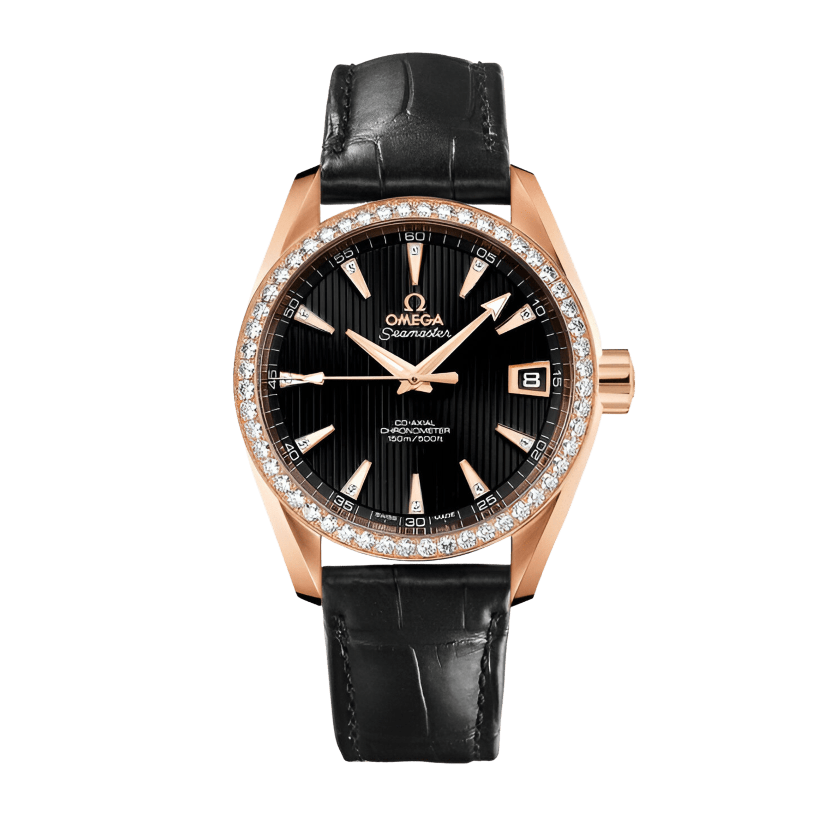 Aqua Terra Rose Gold Black Dial 38mm Product Image