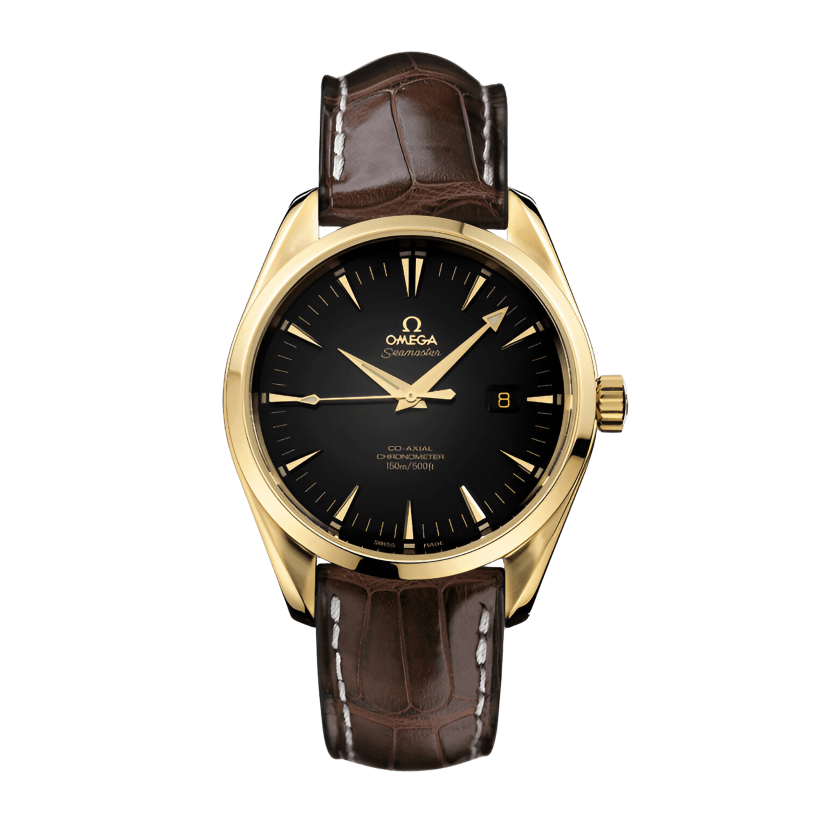Aqua Terra Yellow Gold Black Dial 42mm Product Image