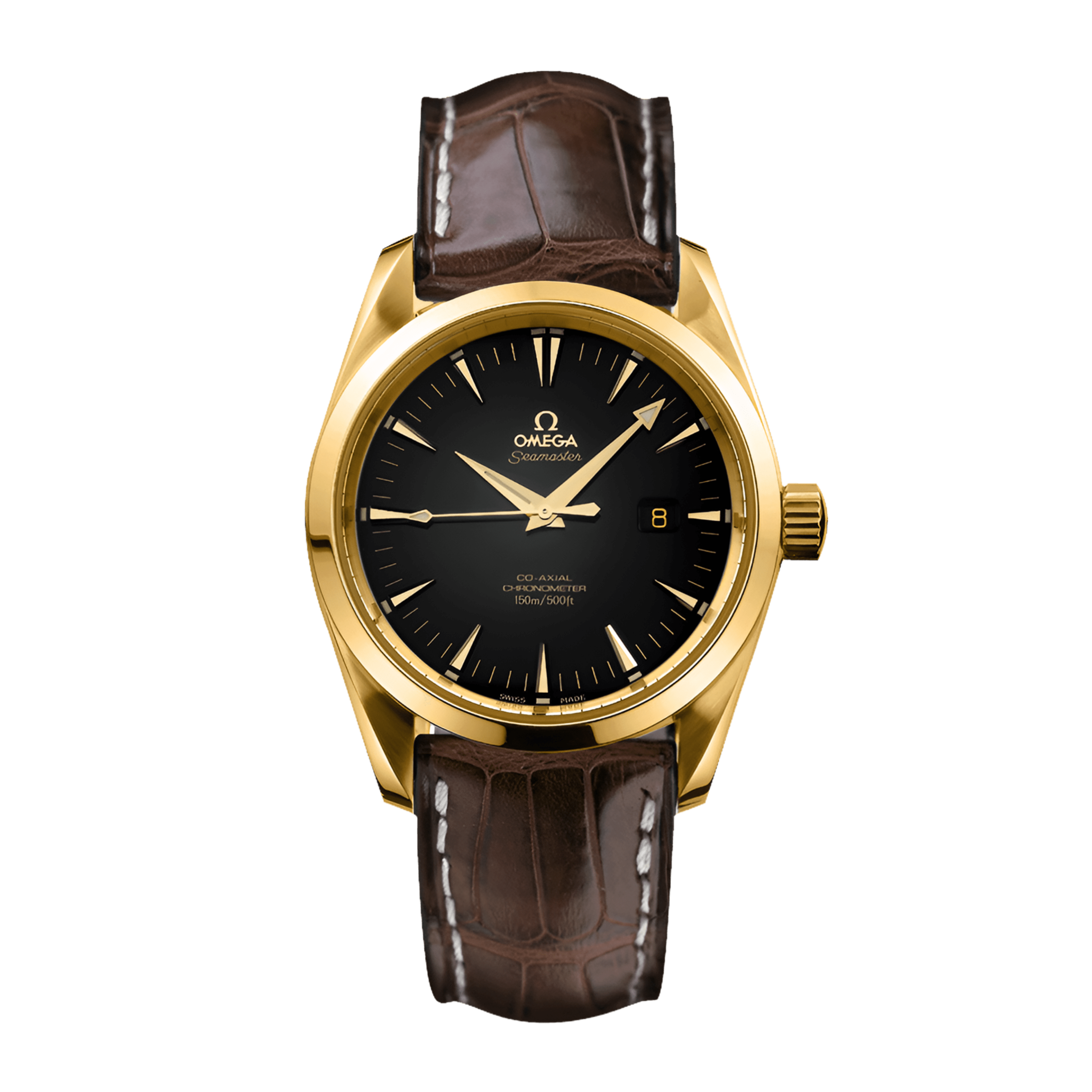 Aqua Terra Yellow Gold Black Dial 36mm Product Image