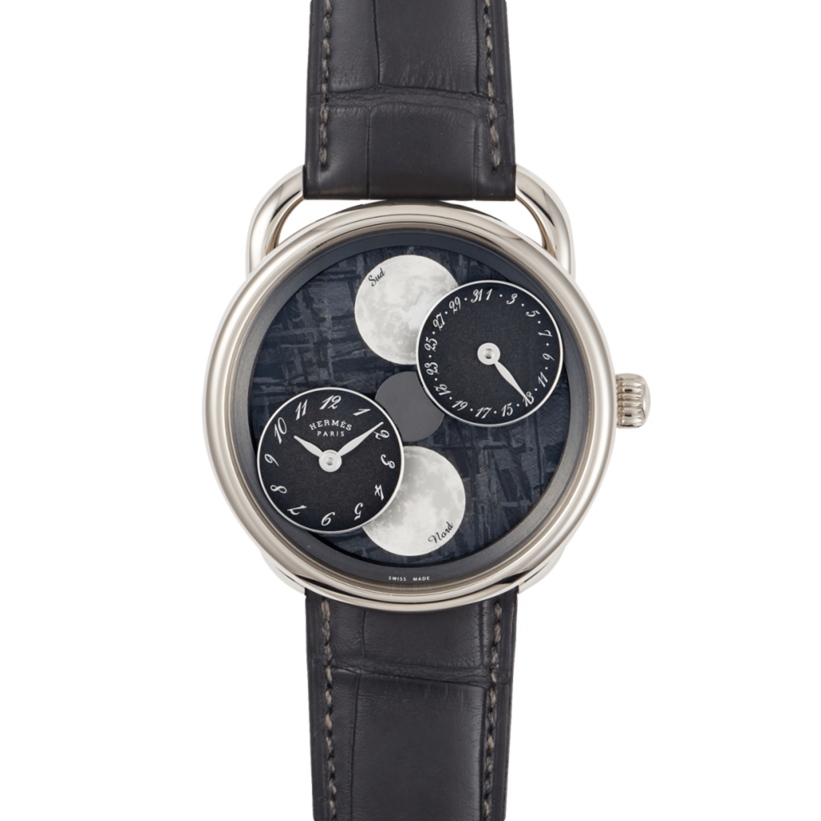 Arceau L'Heure De La Lune White Gold Meteorite Dial 43mm Product Image