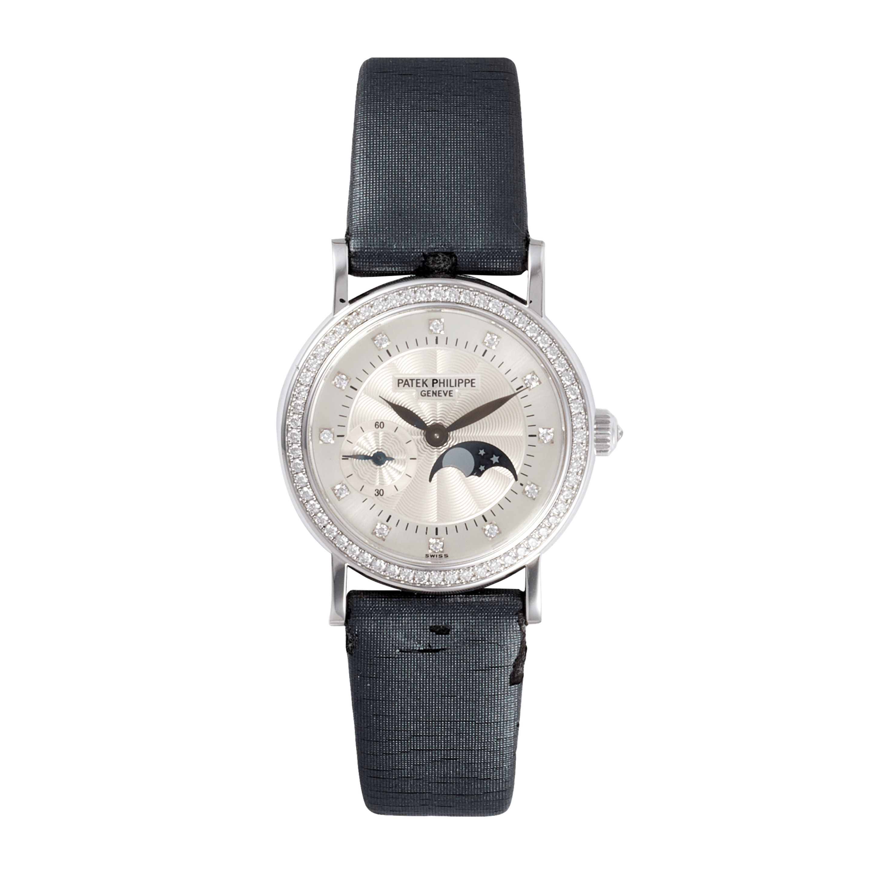 Calatrava Ladies White Gold Diamond White Dial 29mm Product Image