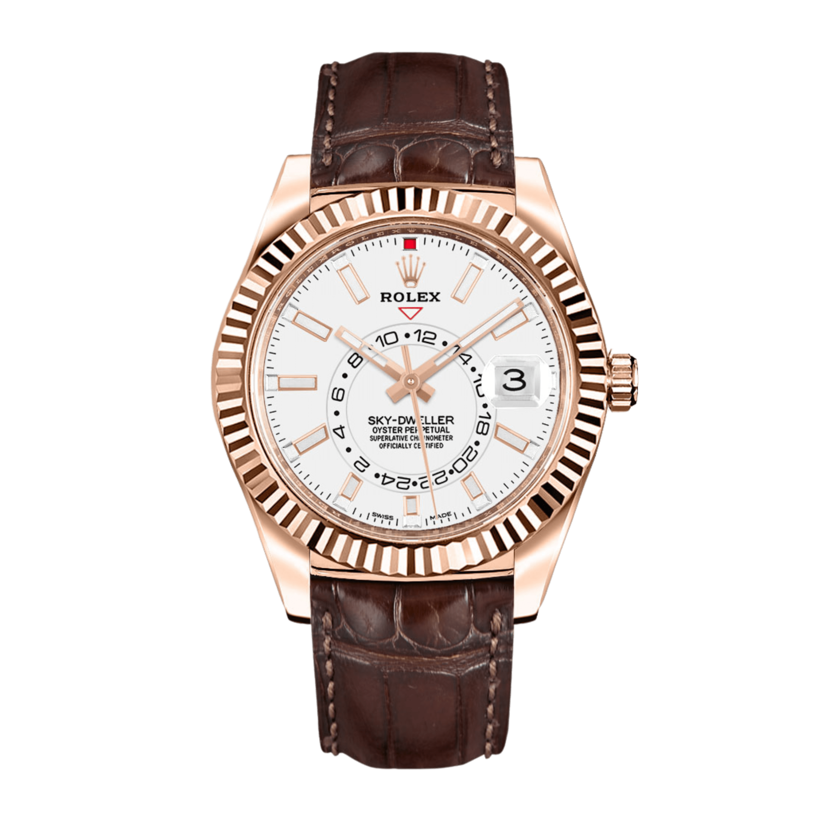 Sky-Dweller Rose Gold White Dial 42mm Product Image
