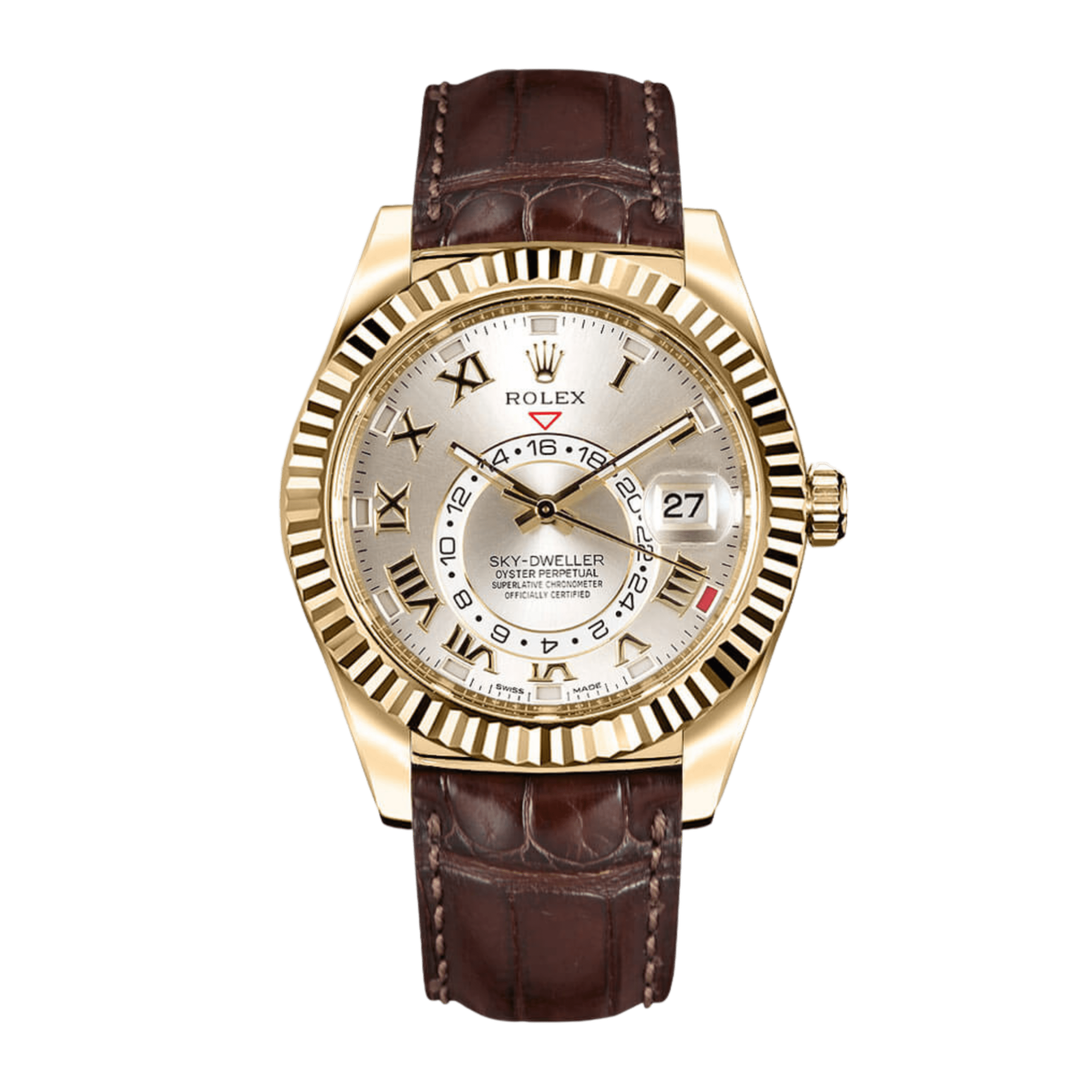 Sky-Dweller Yellow Gold Silver Dial 42mm Product Image