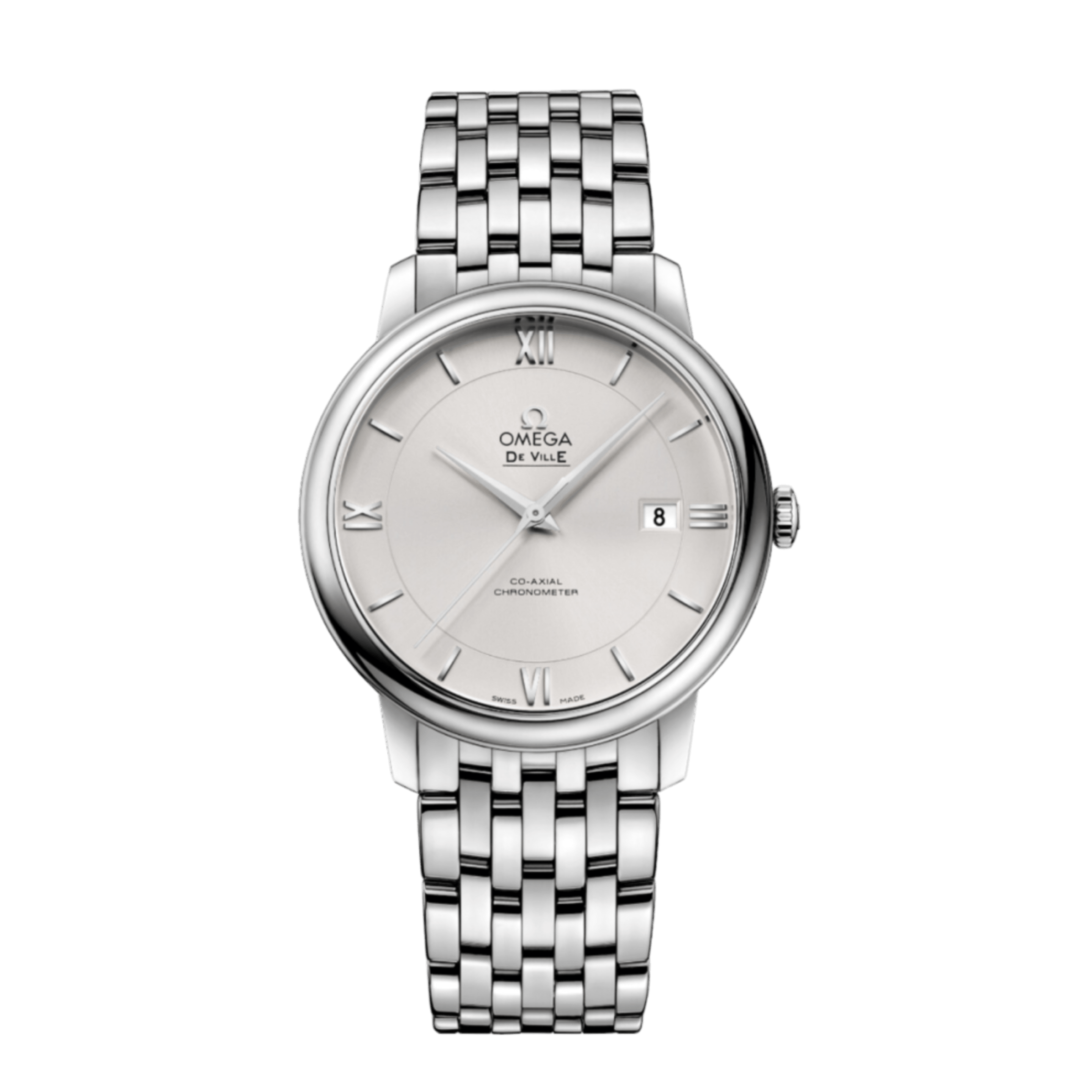 De Ville Prestige Steel Silver Dial 39mm Product Image