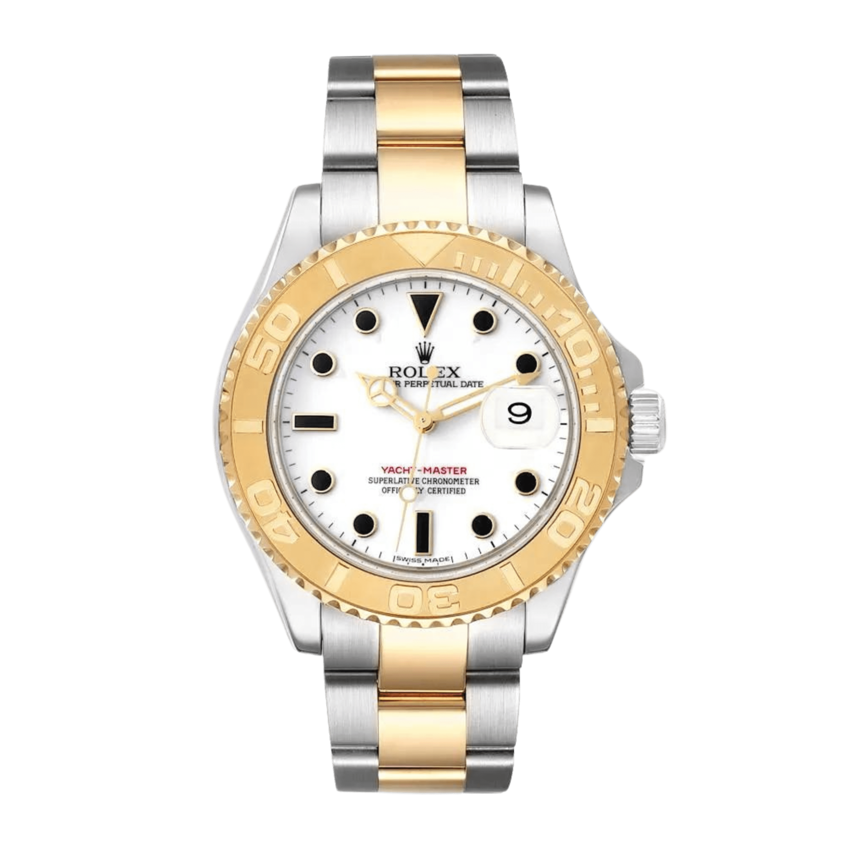 Yacht-Master 40 Yellow Gold & Steel White Dial 40mm Product Image