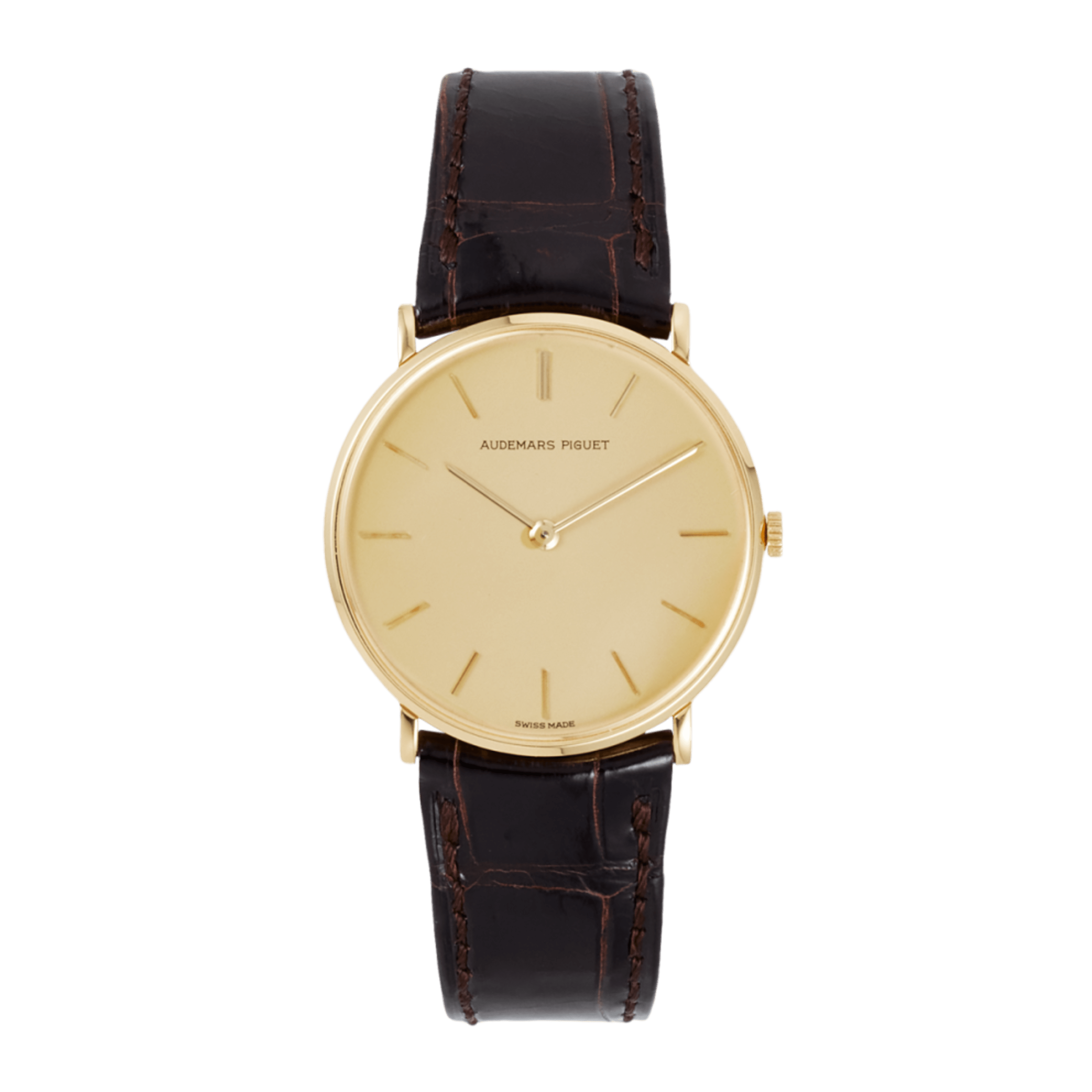Vintage Yellow Gold White Dial 32mm Product Image