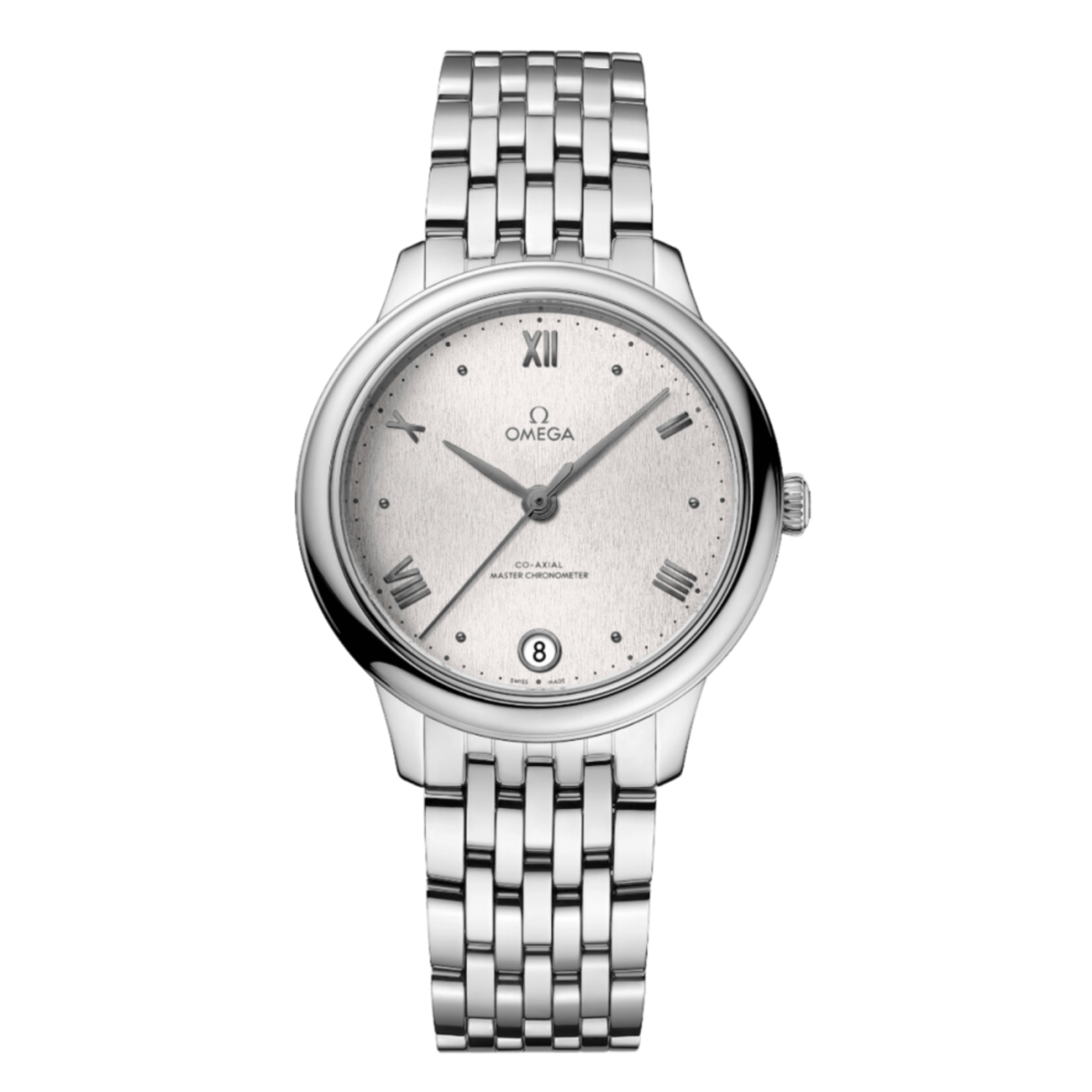 De Ville Prestige Chronometer Steel Silver Dial 34mm Product Image