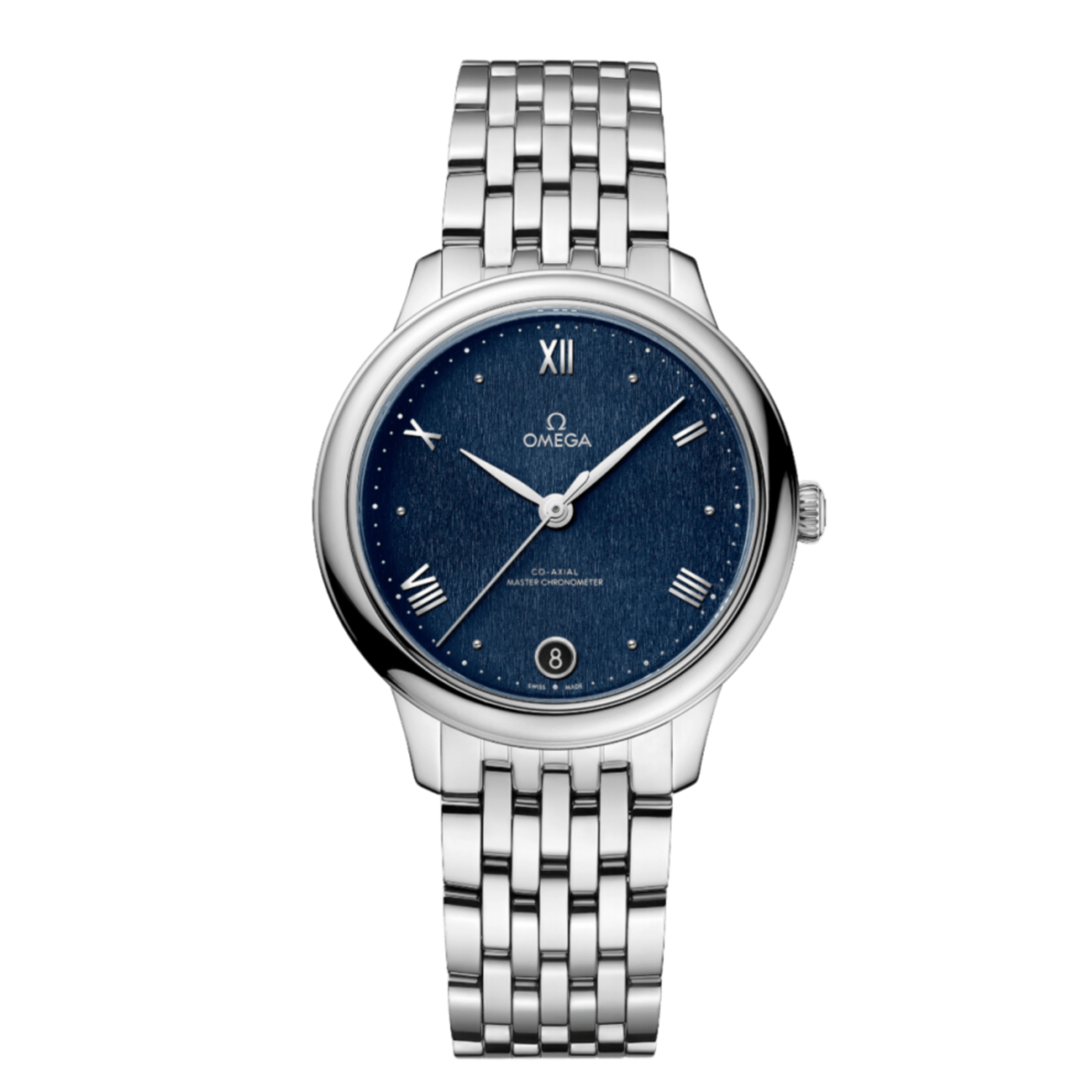 De Ville Prestige Chronometer Steel Blue Dial 34mm Product Image