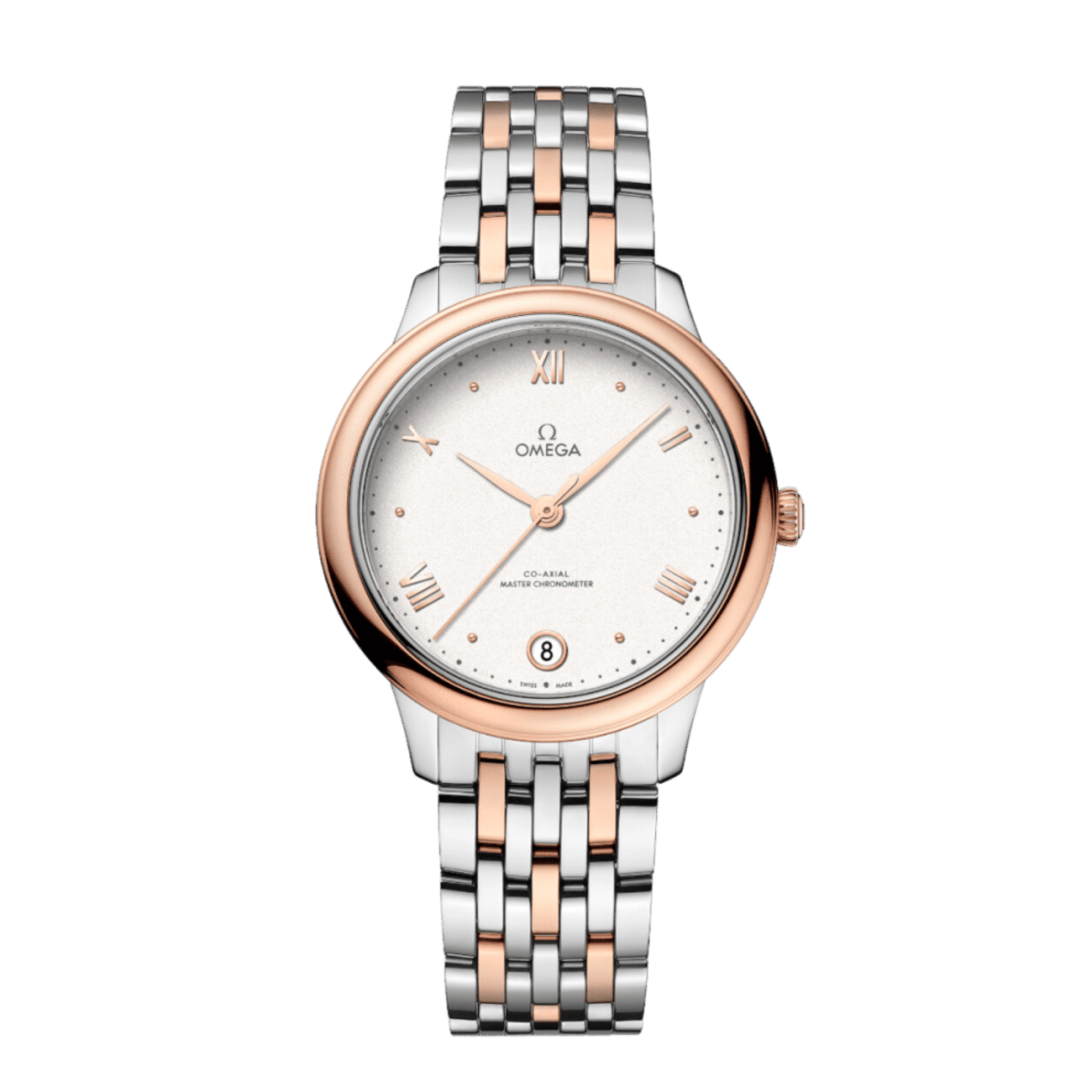 De Ville Chronometer Rose Gold & Steel White Dial 34mm Product Image